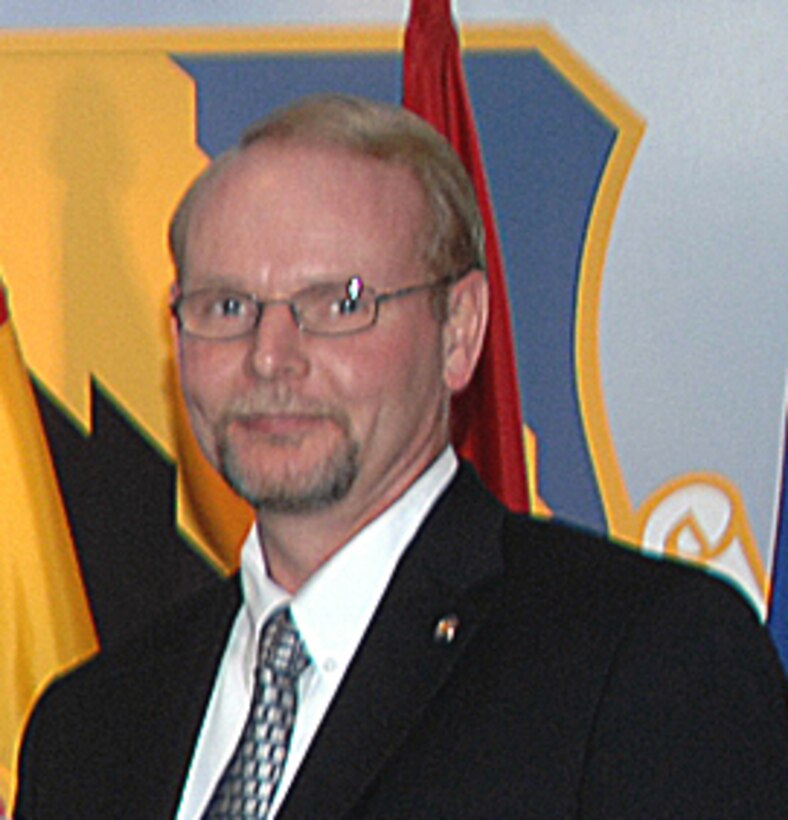 Klaus Lammers is the Category II Civilian of the Year for the 80th Flying Training Wing. Mr. Lammers, a weather forecaster with the 80th Operations Support Squadron, received the award March 1 at the wing's Annual Award Banquet. (U.S. Air Force photo/Lou Anne Sledge)
