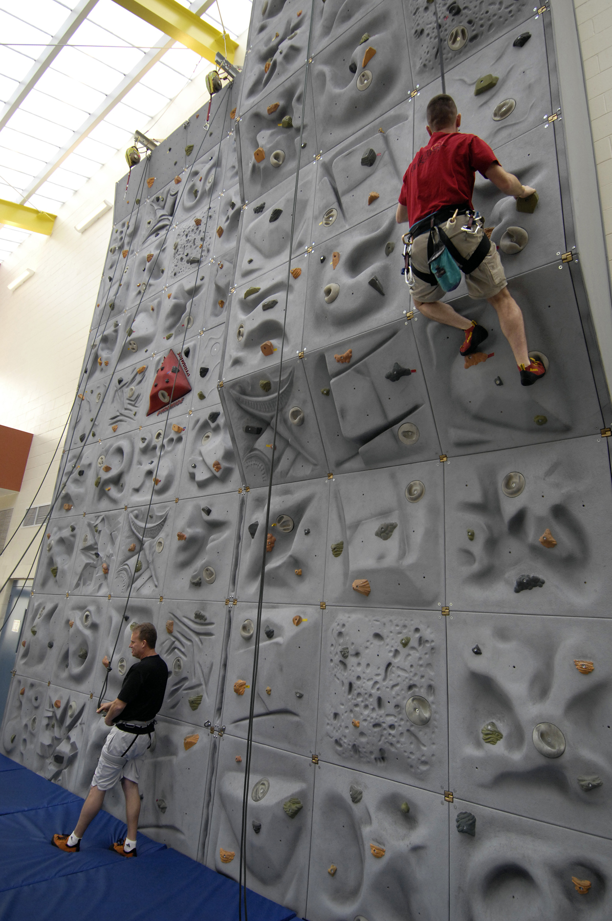 Climbing into action