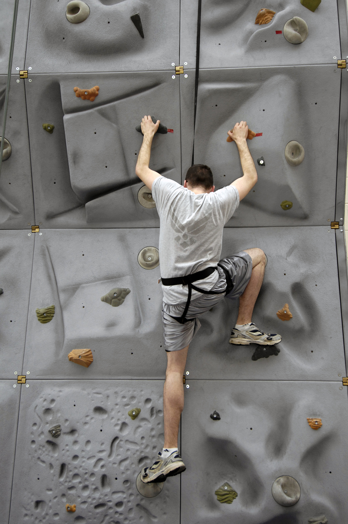 Climbing into action