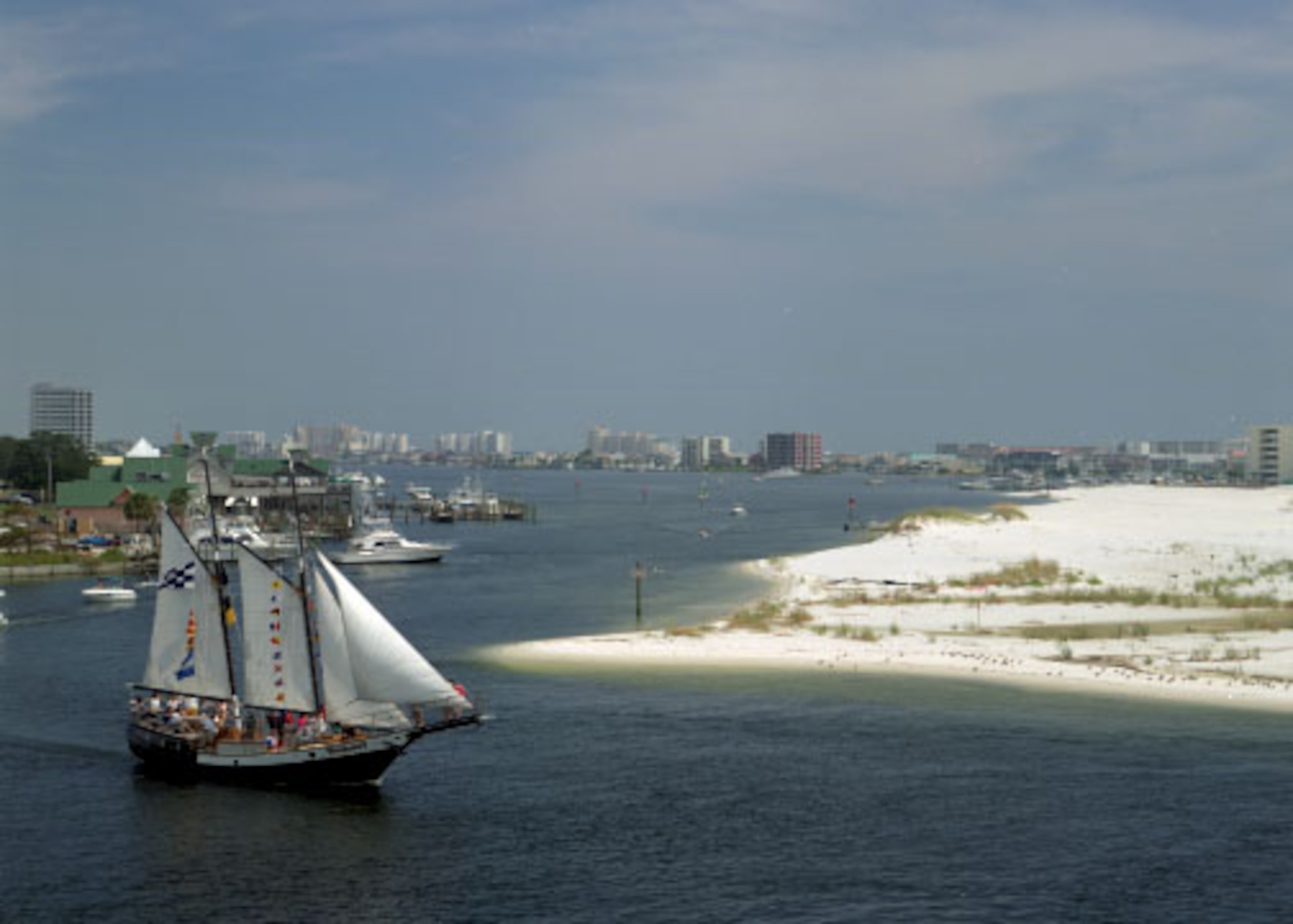 Sailboat on Choctawhatchee Bay