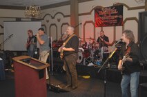 SEYMOUR JOHNSON N.C. - Daniel Smith and Barnhill Crossing perform for members of the 4th Fighter at Seymour Johnson AFB N.C. Friday February 29, 2008 (US Air Force photo by SrA Chad Trujillo)(released)