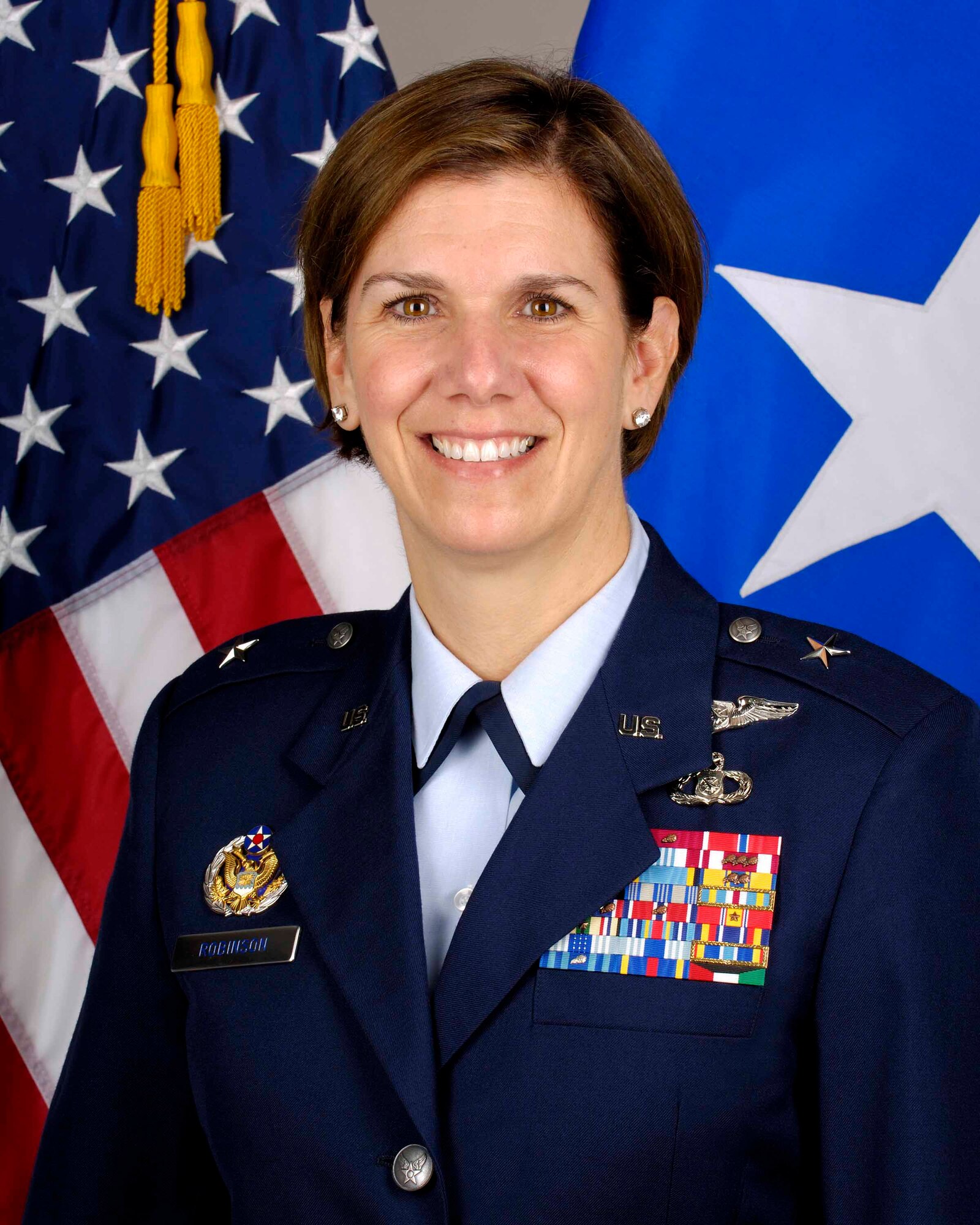 Brigadier General Lori J. Robinson, 552nd Air Control Wing commander 