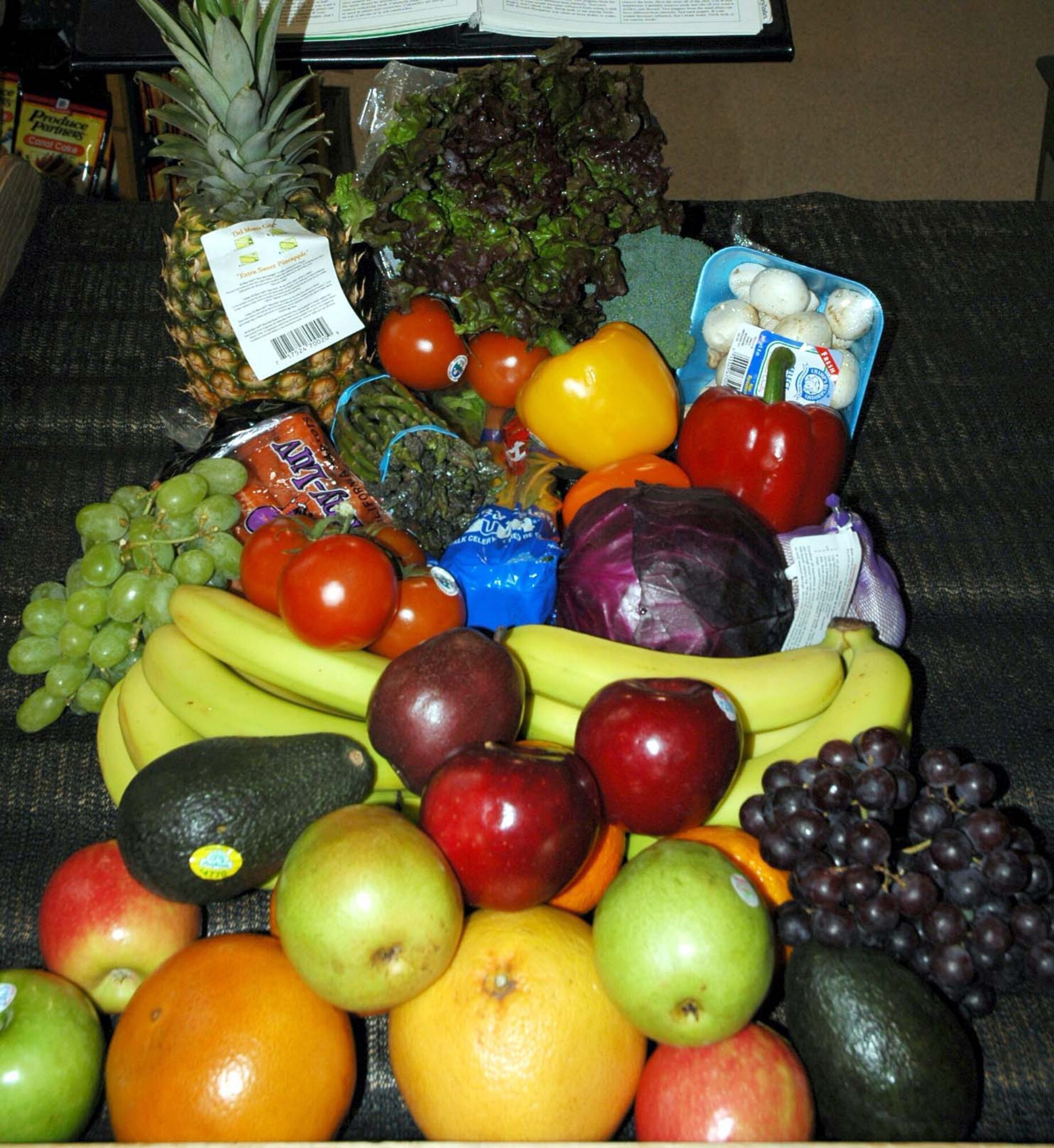 A large variety of fresh fruits and vegetables are available at the Malmstrom Commissary. (U.S. Air Force file photo)