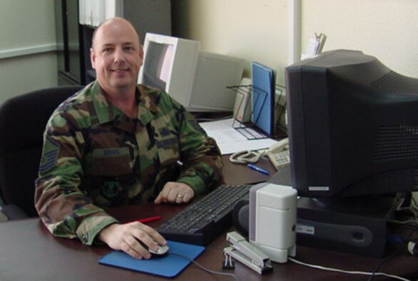 Senior Master Sgt. Michael Brown, 412th Operations Support Squadron chief controller, received the Air Force Materiel Command Air Traffic Control Enlisted Manager of the Year award. Among Sergeant Brown's accomplishment during the year, he led 25 military and civilian personnel providing air traffic support for flight sorties here. (File photo)