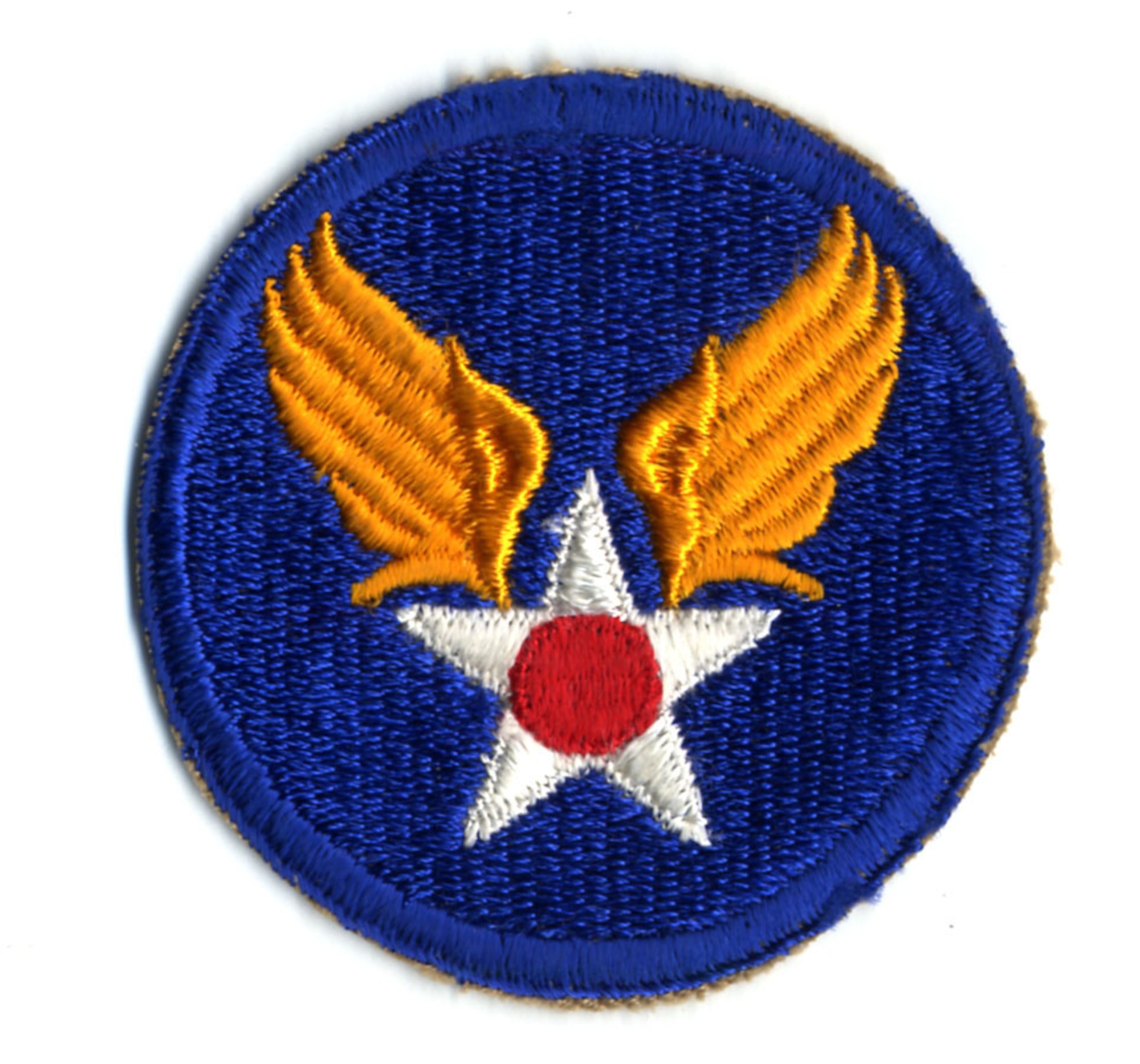 Hap Arnold Wings patch, the standard HQ Army Air Forces patch, was worn by most stateside personnel. (U.S. Air Force photo