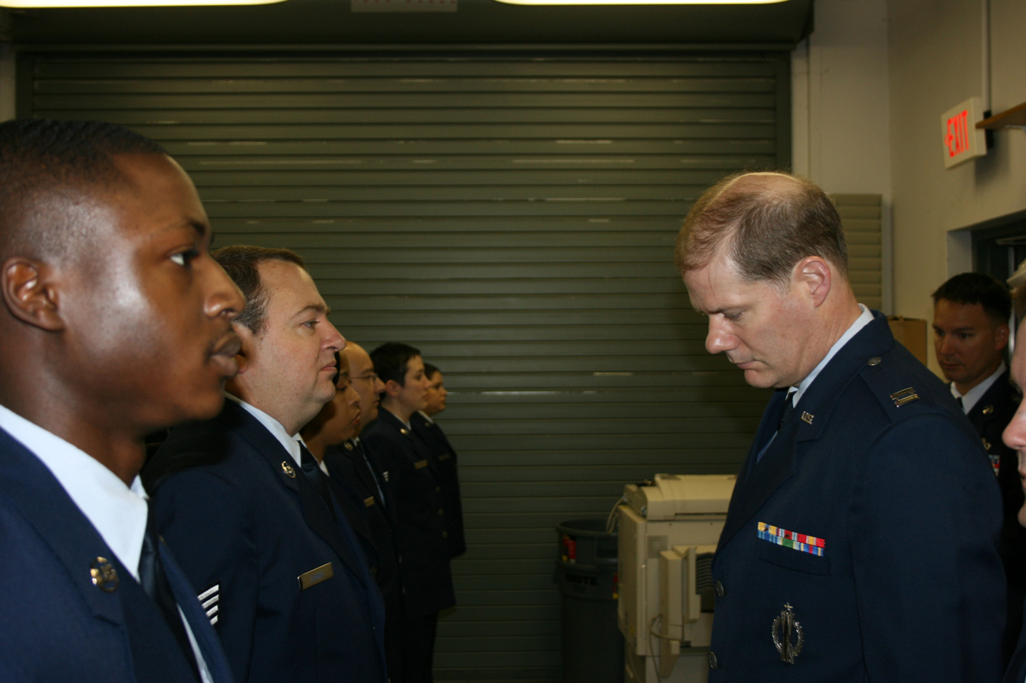 Comm squadron conducts open ranks inspection > 916th Air Refueling Wing ...