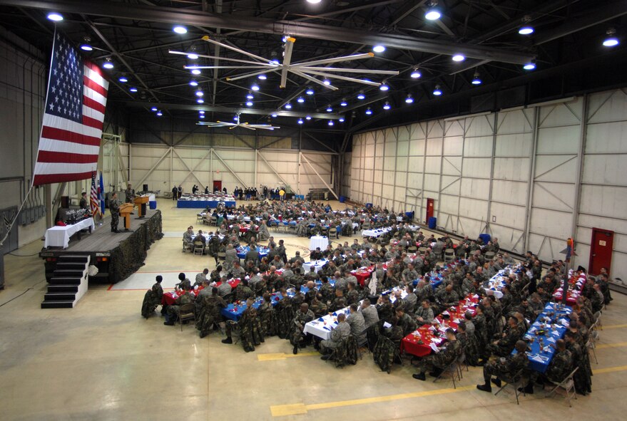 KUNSAN AIR BASE, South Korea -- Over 200 hundred Airmen attended the annual Maintenance Professional of the Year banquet here May 8.  Lieutenant General Terry Gabreski, Air Force Materiel Command vice commander, was the guest speaker for the MPOY banquet showcases outstanding Airmen and civilians who distinguish themselves in a number of categories within the 8th Maintenance Group.  (U.S. Air Force photo/Senior Airman Steven R. Doty)