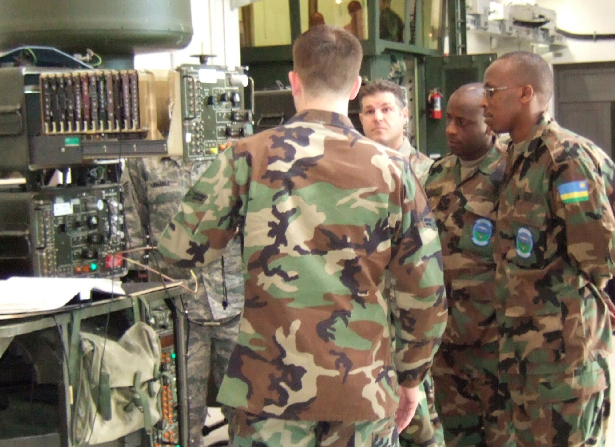 Ramstein recently hosted four air traffic controllers from the Rwandan Defense Force, giving them a first-hand look at how the U.S. Air Force takes care of business on the airfield. Courtesy photo