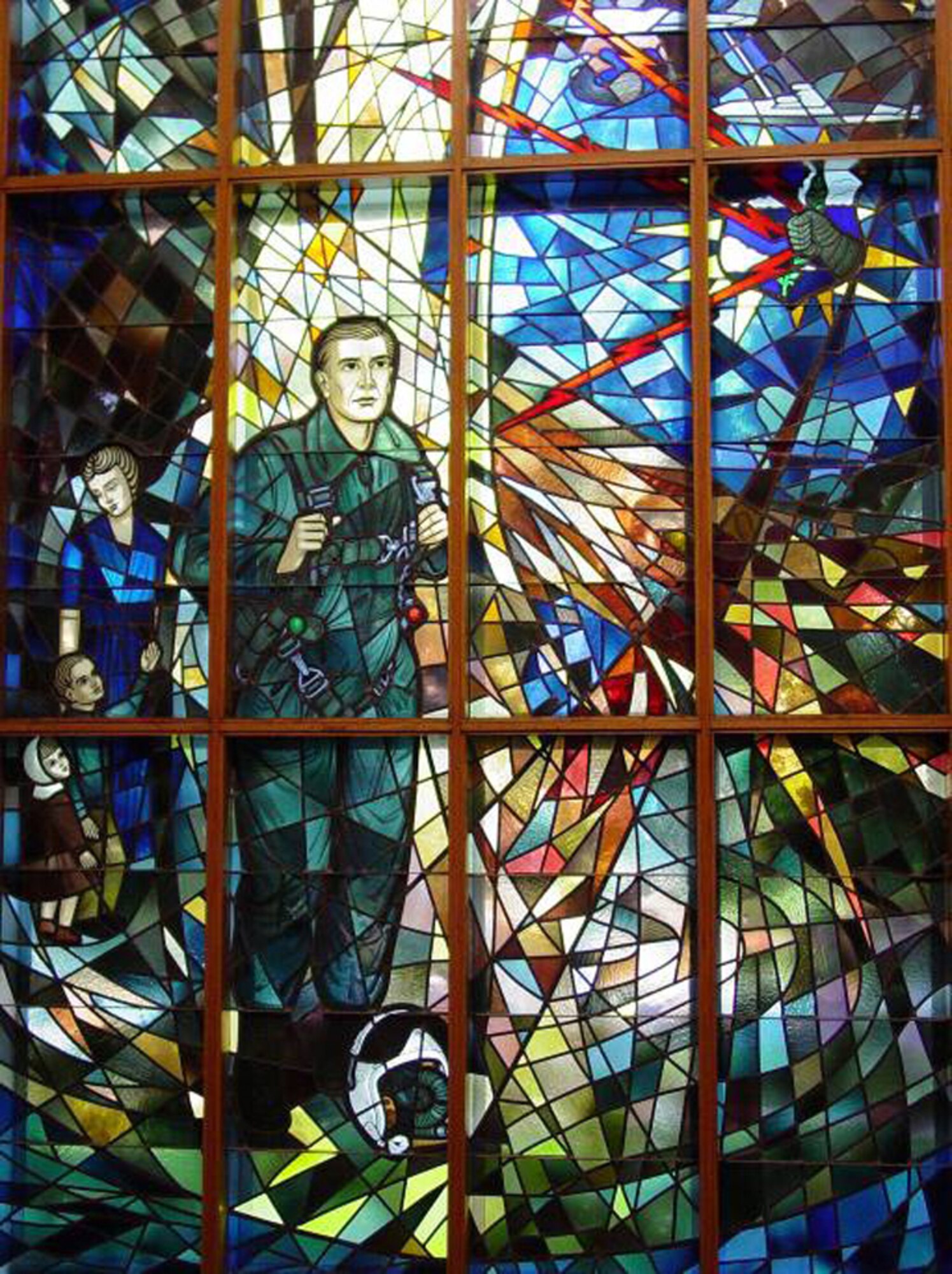 The Memorial Window at the SAC Memorial Chapel on Offutt AFB, Neb., honors the sacrifices and service of all Airmen who served in Strategic Air Command. Offutt will hold a SAC Memorial Sunday service at 3 p.m. Sunday at the SAC Memorial Chapel. All members of Team Offutt are invited. For more information, call 294-6244.
