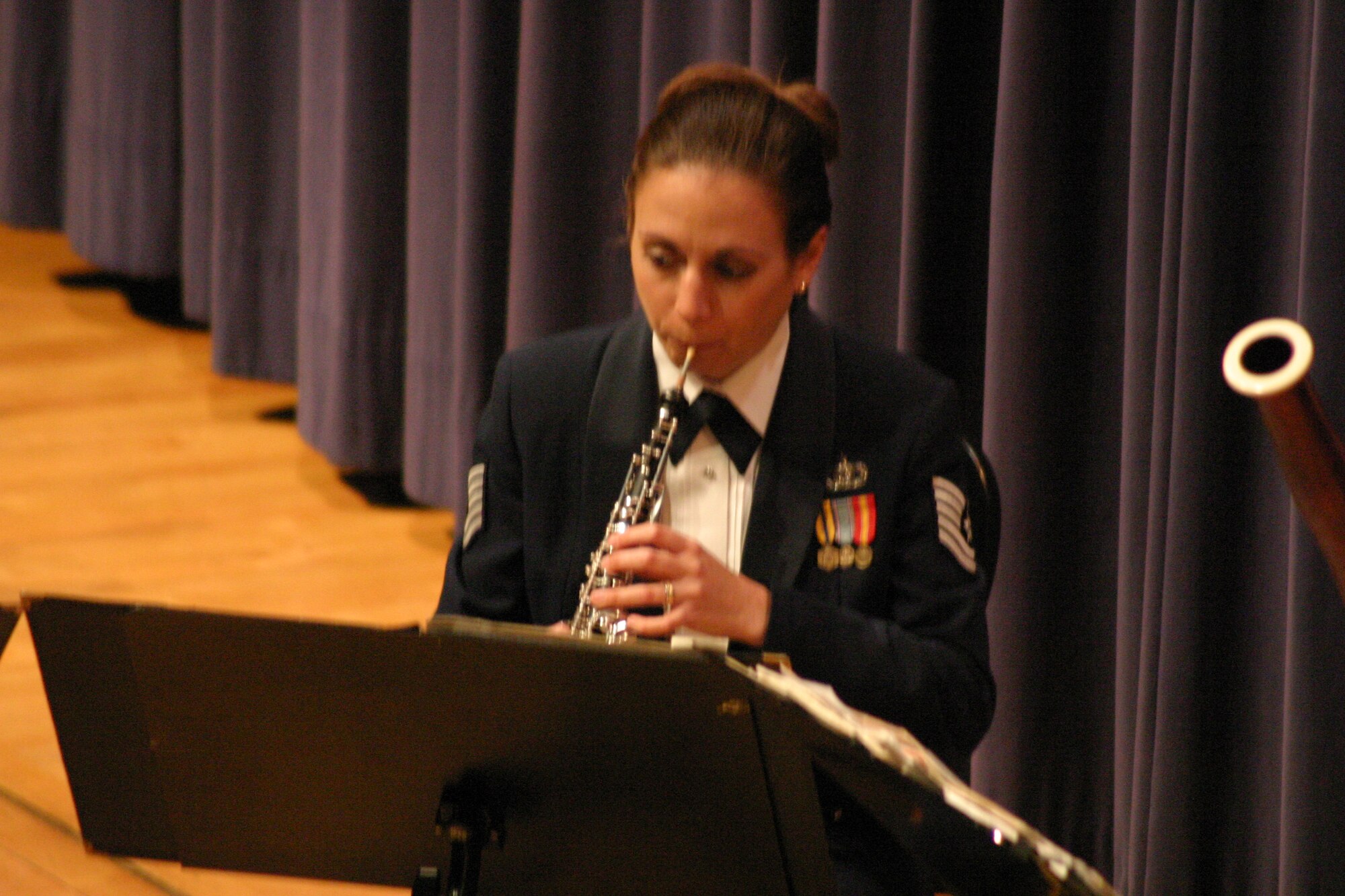 Technical Sergeant Sarah Balian, oboist for the USAF Academy Band