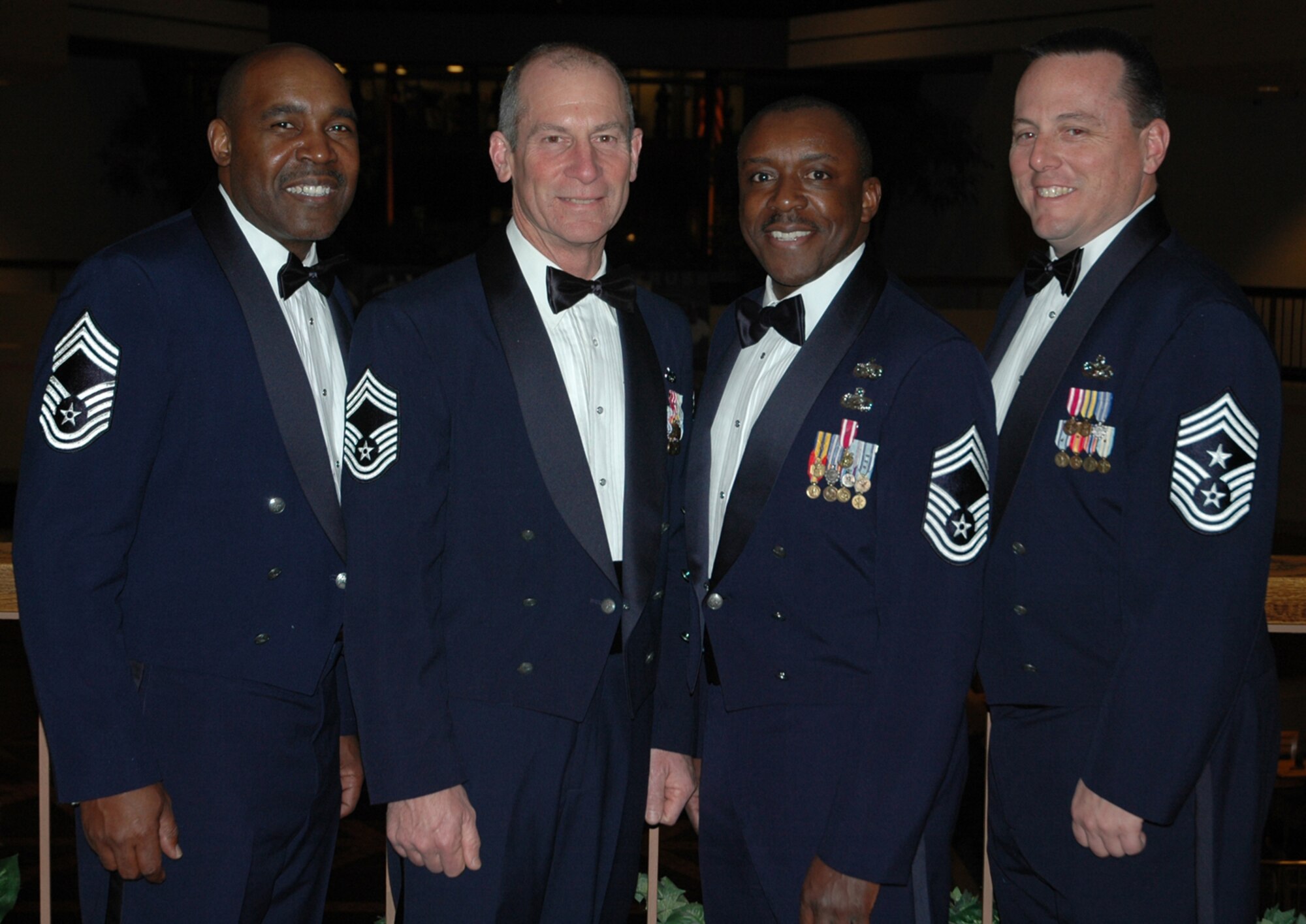 Liberty Wing chiefs, pictured here, joined hundreds of other chief master sergeants from around Air Force Reserve Command in Atlanta, Ga. March 2 to 5 for the AFRC Leadership Summit. The chiefs were briefed on various topics including the Reserve's transformation from a strategic Reserve to a more operational force and the new Defense Integrated Military Human Resource System which is an electronic personnel management system projected to come on-line in 2009. (U.S. Air Force photo/Capt. Marnee A.C. Losurdo)
