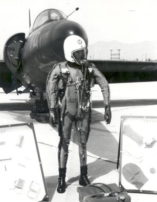 LAUGHLIN AIR FORCE BASE, Texas – A mannequin is put on display with the MC-3 pressure suit and MA-2 helmet used by U-2 pilots. (Contributed photo)