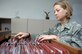 Tech. Sgt. Diane Burleson, 355th Fighter Wing Inspections, Plans and Programs, reviews personal readiness folders at the Fighter Wing Headquarters building here, March 5. Sergeant Burleson is the Fighter Wing Staff Unit Deployment Manager and makes sure personnel are prepared to deploy when called. (U.S. Air Force photo/Airman 1st Class Noah R. Johnson)