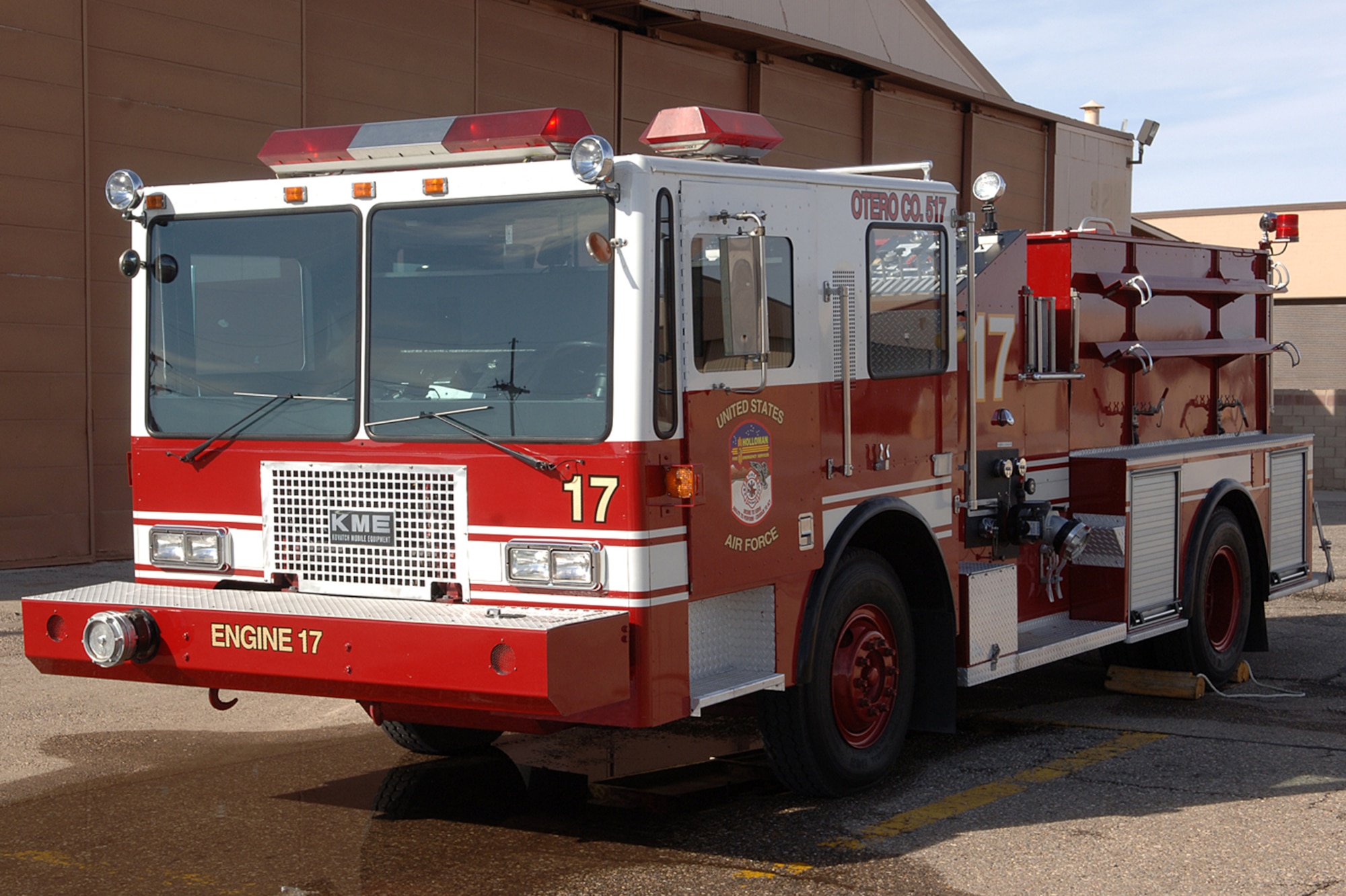 The previous truck could only carry a crew of three to four people and a hose line. It was very limited on the amount of equipment it could store.