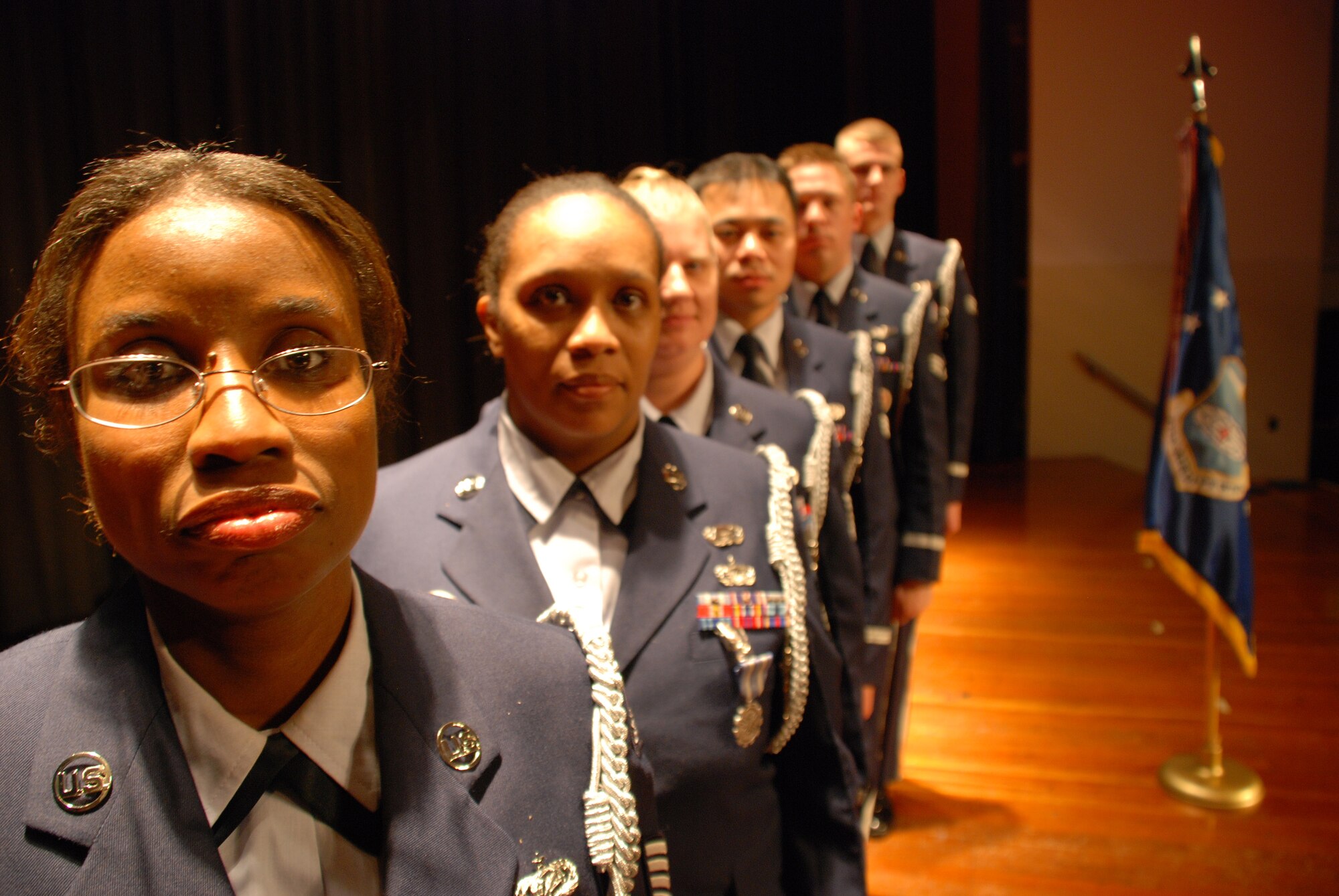 The 932d Airlift Wing Honor Guard is now open to Officers, as well as, Enlisted members. To set up an interview and join, contact the 932nd Airlift Wing Honor Guard at 229-7154. They only accept the best of the best and most details are performed on drill weekends supporting retirements and other formal functions. Photo/Capt. Stan Paregien