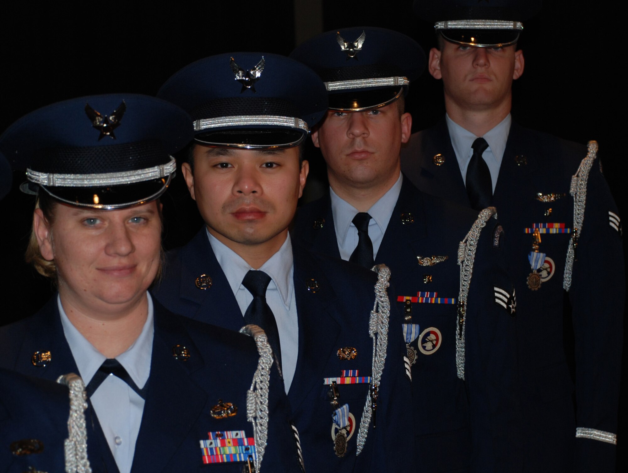 The 932d Airlift Wing Honor Guard is now open to Officers, as well as, Enlisted members. To set up an interview and join, contact the 932nd Airlift Wing Honor Guard at 229-7154. They only accept the best of the best and most details are performed on drill weekends supporting retirements and other formal functions. Photo/Capt. Stan Paregien