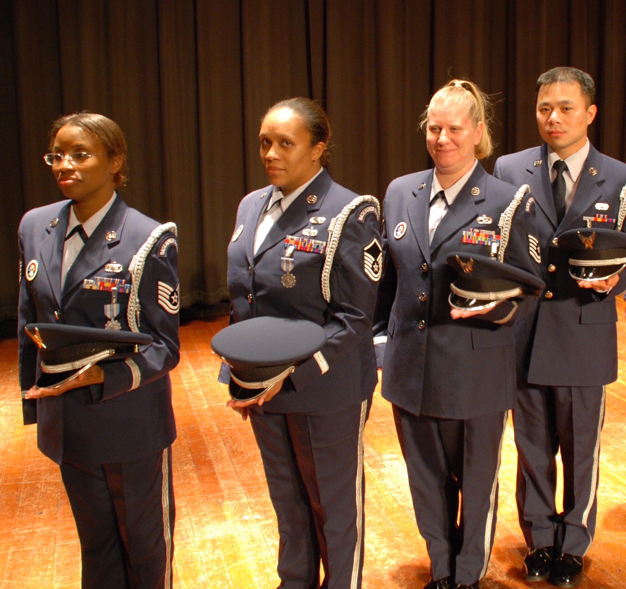The 932d Airlift Wing Honor Guard is now open to Officers, as well as, Enlisted members.