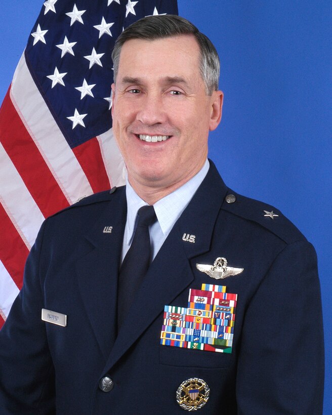 Brig. Gen. O. G. Mannon was named March 27 as the next commander of the 82nd Training Wing. General Devereaux, current 82nd Training Wing commander, will become the deputy director of Air, Space and Information Operations, Headquarter Air Mobility Command, Scott Air Force Base, Ill. (U.S. Air Force photo)
