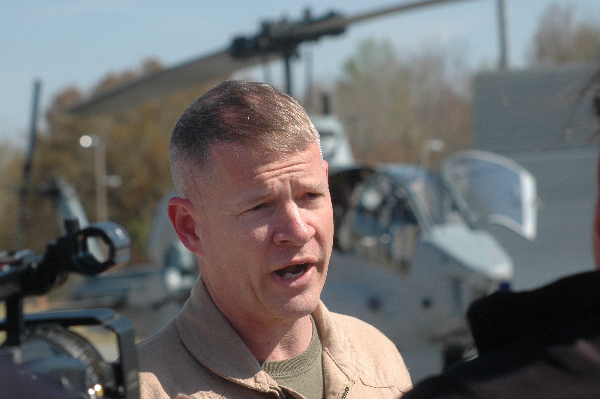 Lt. Col. Paul Ozmer is the future commanding officer of Marine Light/Attack-773 Squadron.U. S. Air Force photo by Sue Sapp