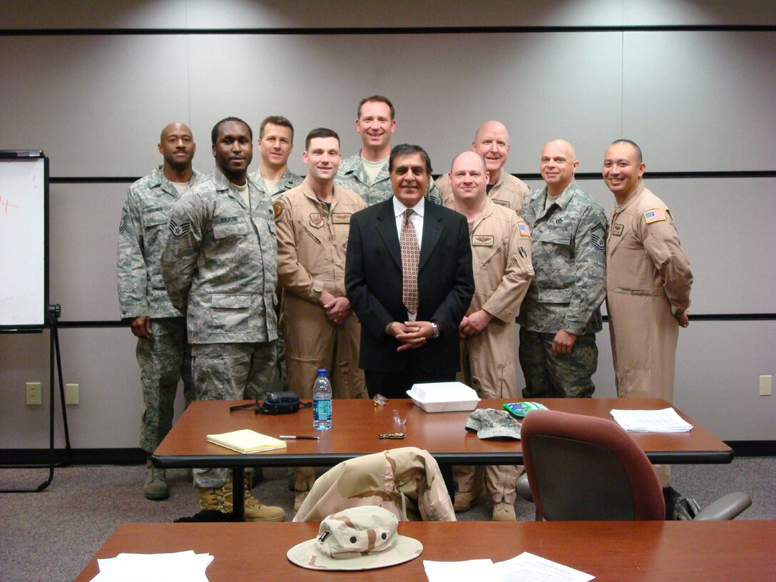SEYMOUR JOHNSON AIR FORCE BASE, N.C. -- Senior Master Sgt. Mark Stolar (2nd from right) graduates from the language course at Air Advisor School at Ft. Dix, N.J. Sergeant Stolar is a structures superintendent with the 916th Civil Engineer Squadron and is preparing for a year-long deployment to Afghanistan.