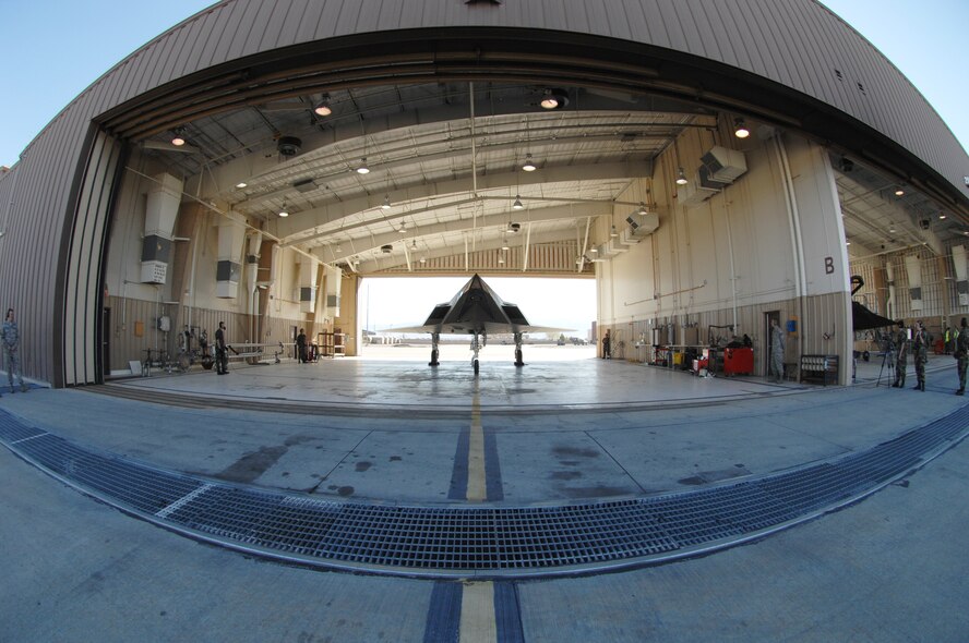 Exercise Evaluation Team members await the take off of an F-117A Nighthawk during Exercise Coronet Gold Rush 08-02, March 28, 2008, Holloman Air Force Base, N.M.. (U.S. Air Force photo/Senior Airman Anthony Nelson Jr) 