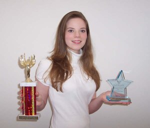LANGLEY AIR FORCE BASE, Va. -- Jenna Rockett, daughter of Lt. Col. Kyle Rockett, Air Operations Squadron Delivery Control flight commander and Tina Rockett, won second place for her age group for the 2007 Air Force Family & Teen Talent Program and Commemorative Contest. Jenna competed against vocalists in her age group from 46 bases.  (Photo courtesy/Jenna Rockett)