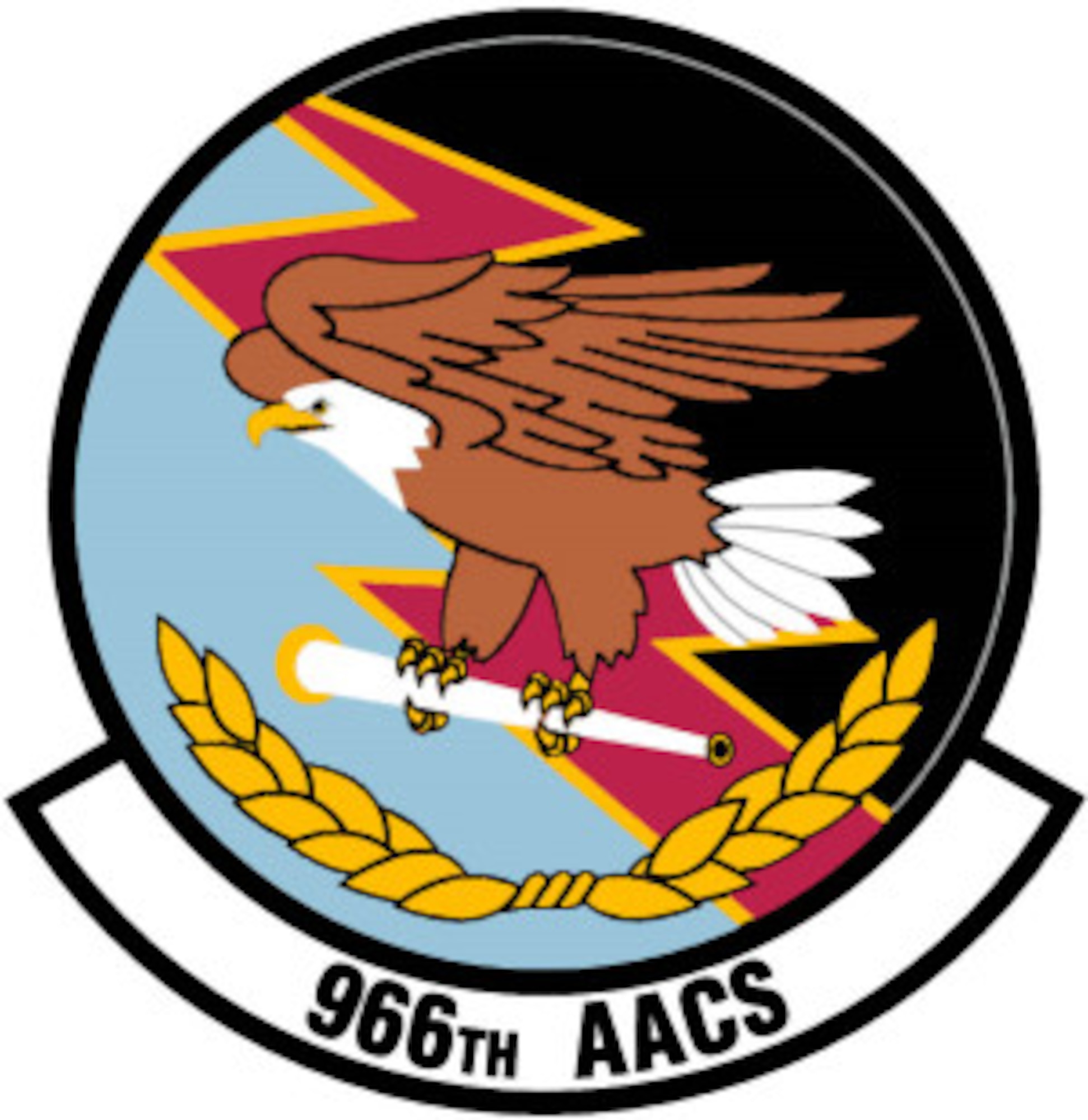 966 Airborne Air Control Squadron Emblem