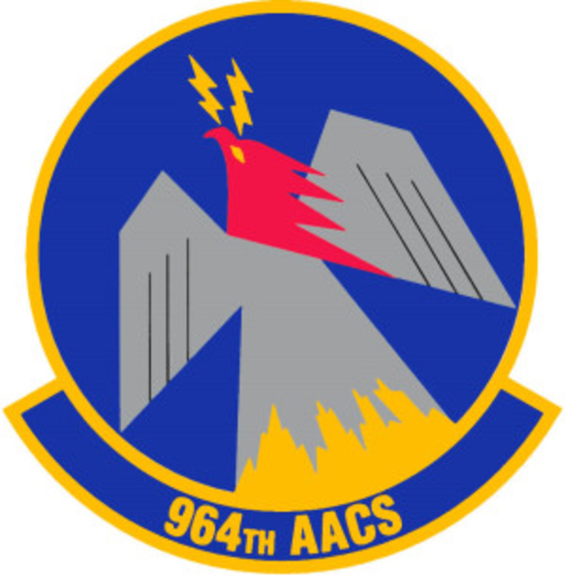 964 Airborne Air Control Squadron Emblem