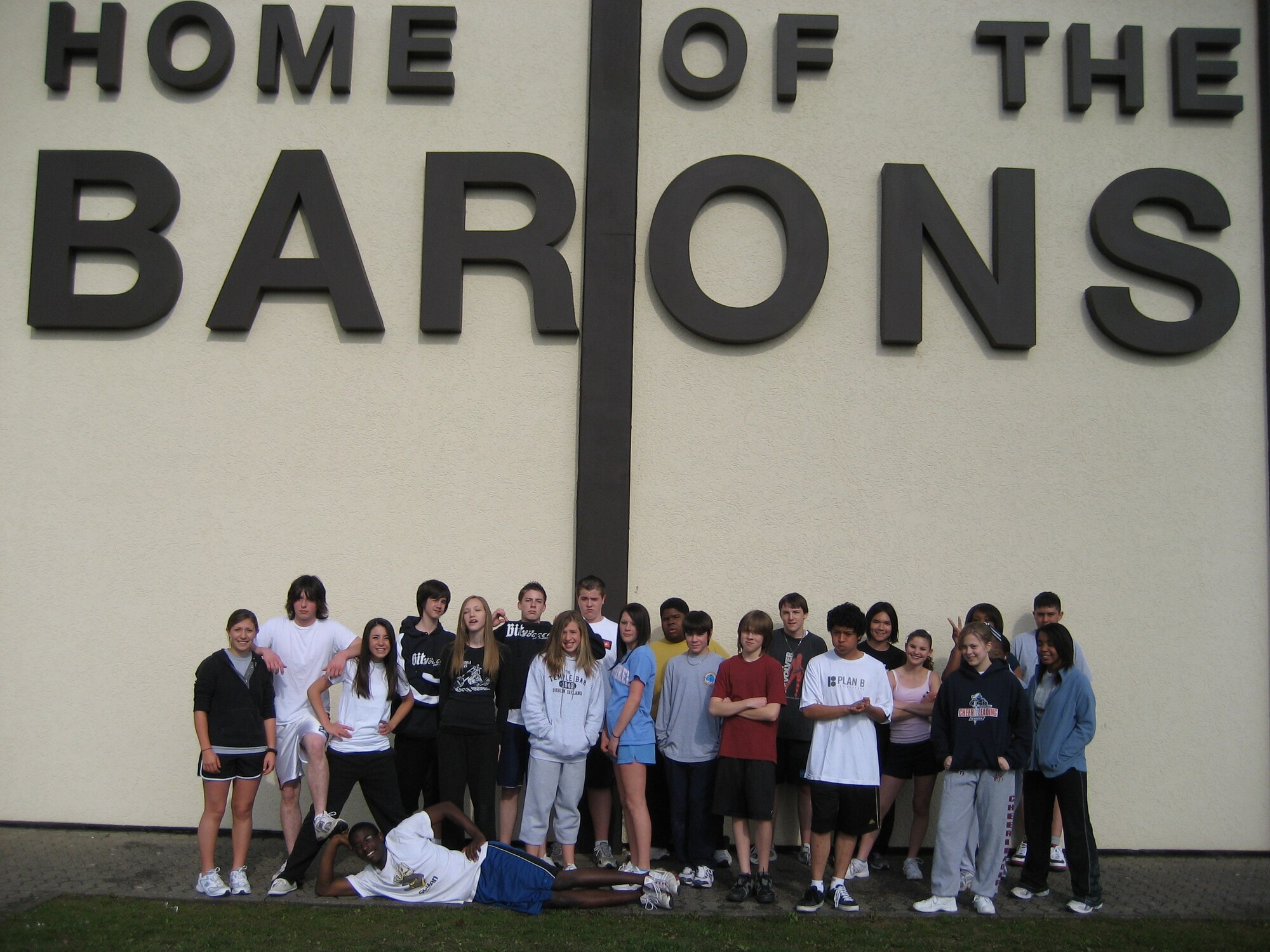 Team Blue Two preparing to run to relieve a bit of stress from their stressful lives! The Bitburg High School Barons will be joining world class ultra marathon runner Paul Staso on his 620 mile run across Montana The Bitburg Barons have entered two teams; the Blue Team -- consisting of the Life Sports classes of Blue Two, Blue Three and Blue Four -- and the Bitburg Barons Red Team of the Physical Activity and Nutrition classes of Red Two and Red Three. 