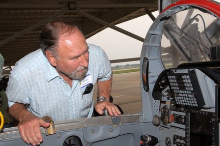 Undergraduate pilot training Class 68-F graduates toured Randolph Air Force Base, Texas, April 25.