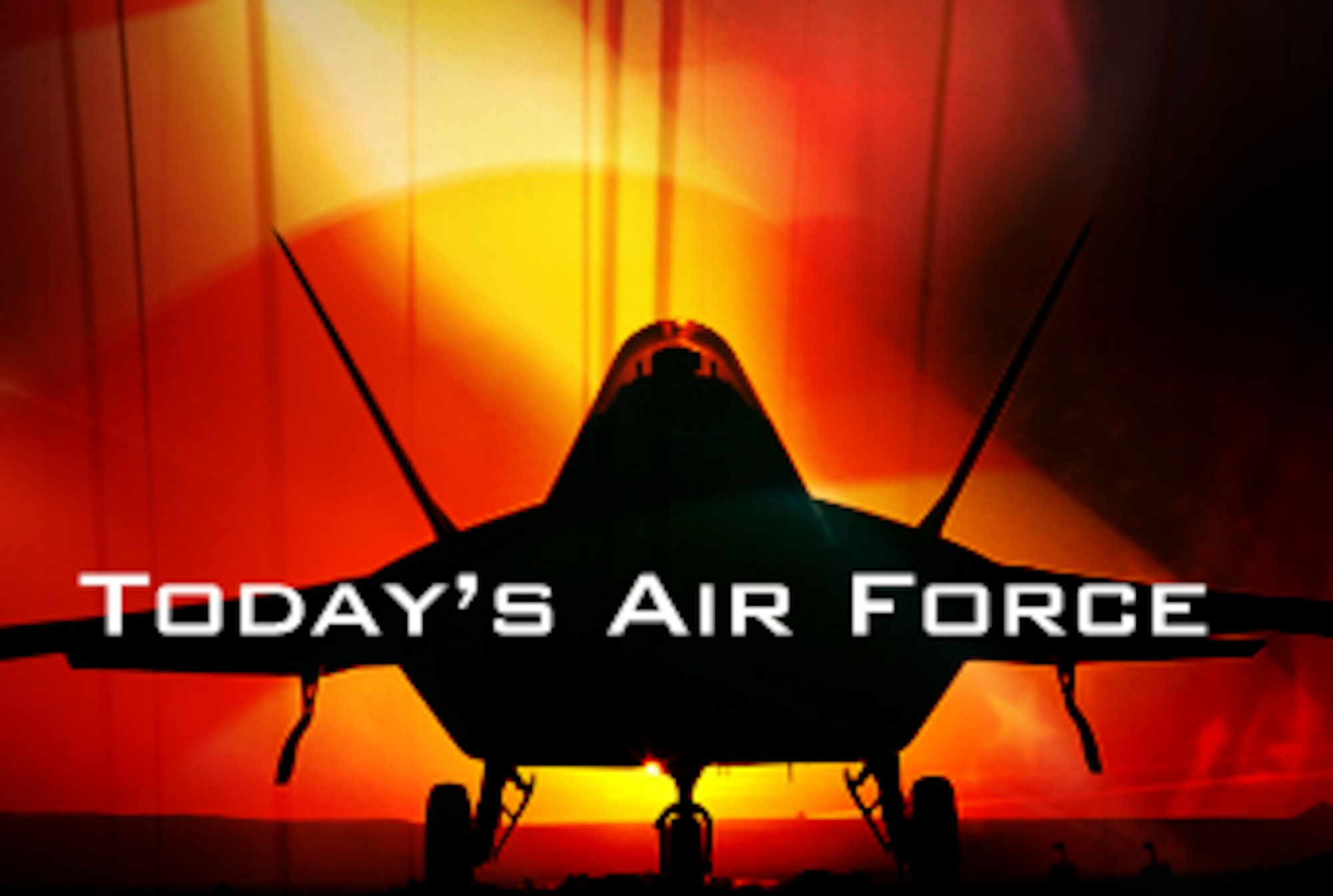 "Today's Air Force" is a long-format, weekly news show featuring in-depth stories about the Air Force's people, programs, technology, exercises, operations and more. (U.S. Air Force graphic/Mike Carabajal) 