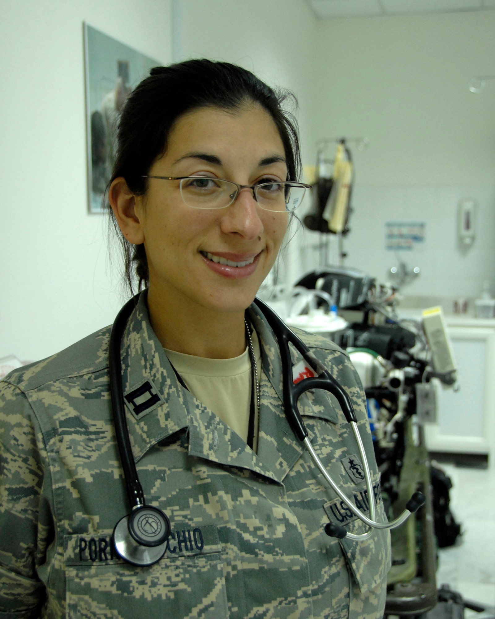 SOUTHWEST ASIA -- Captain Andrea Porrovecchio. (U.S. Air Force photo/Tech. Sgt. Michael O'Connor)