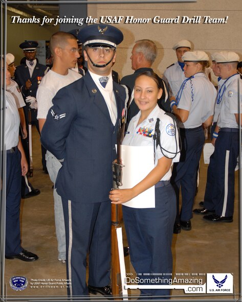 USAF Honor Guard Drill Team - Do Something Amazing Photo. INSTRUCTIONS FOR USING WALLPAPER: Getting Started: The photo should first be downloaded to your computer. Windows Users: Double-click the downloaded photo to open with Windows Picture Viewer. Right click anywehere on the image and select "Set as Desktop Background". Close the photo. MAC OSX Users: Hold down the CTRL key and click the mouse button. From the menu; select "Change Desktop Background" and then select Choose Folder in the scroll down box. Once you have selected the photo; click "Apply" it and then close the Desktop & Screensaver.