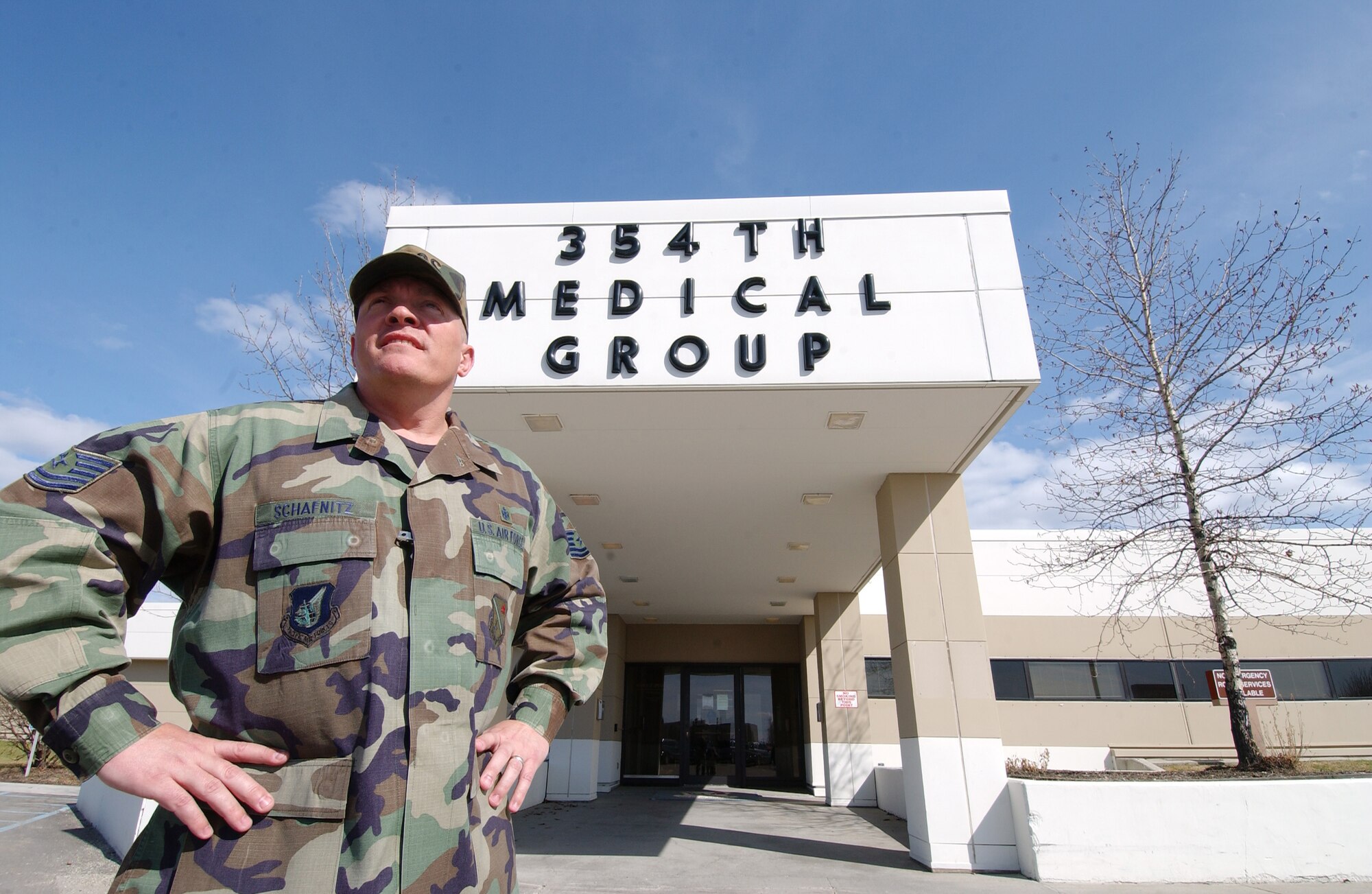 Tech. Sgt. Anthony Schafnitz, 354th Medical Support Squadron, 
NCO in charge of Resource Management Office, is the Hall of Fame for May 16 to 22. (U.S. Air Force photo by Airman 1st Class Jonathan Snyder)                        