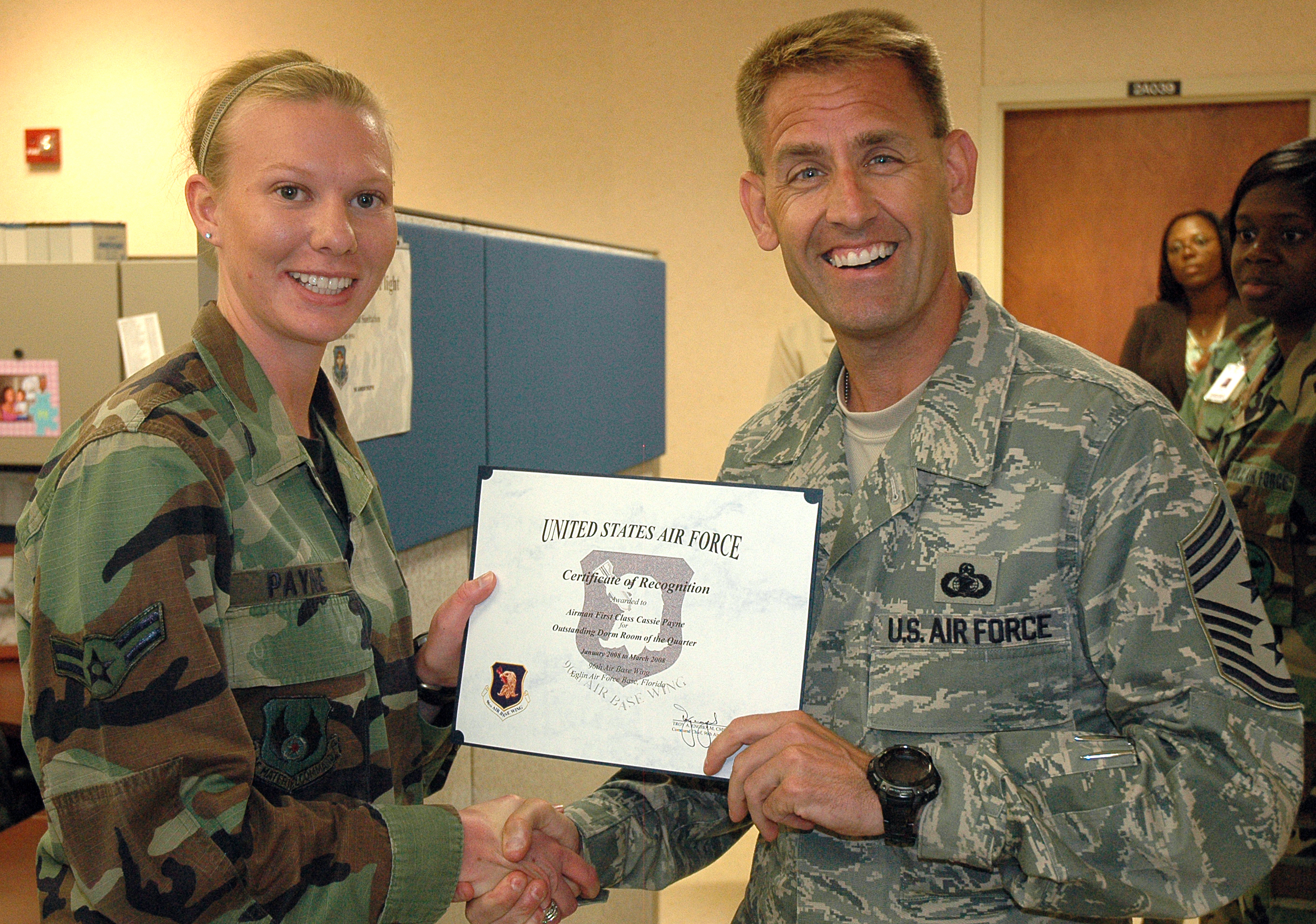 Competitive Inspection Produces Best Quarters Eglin Air Force