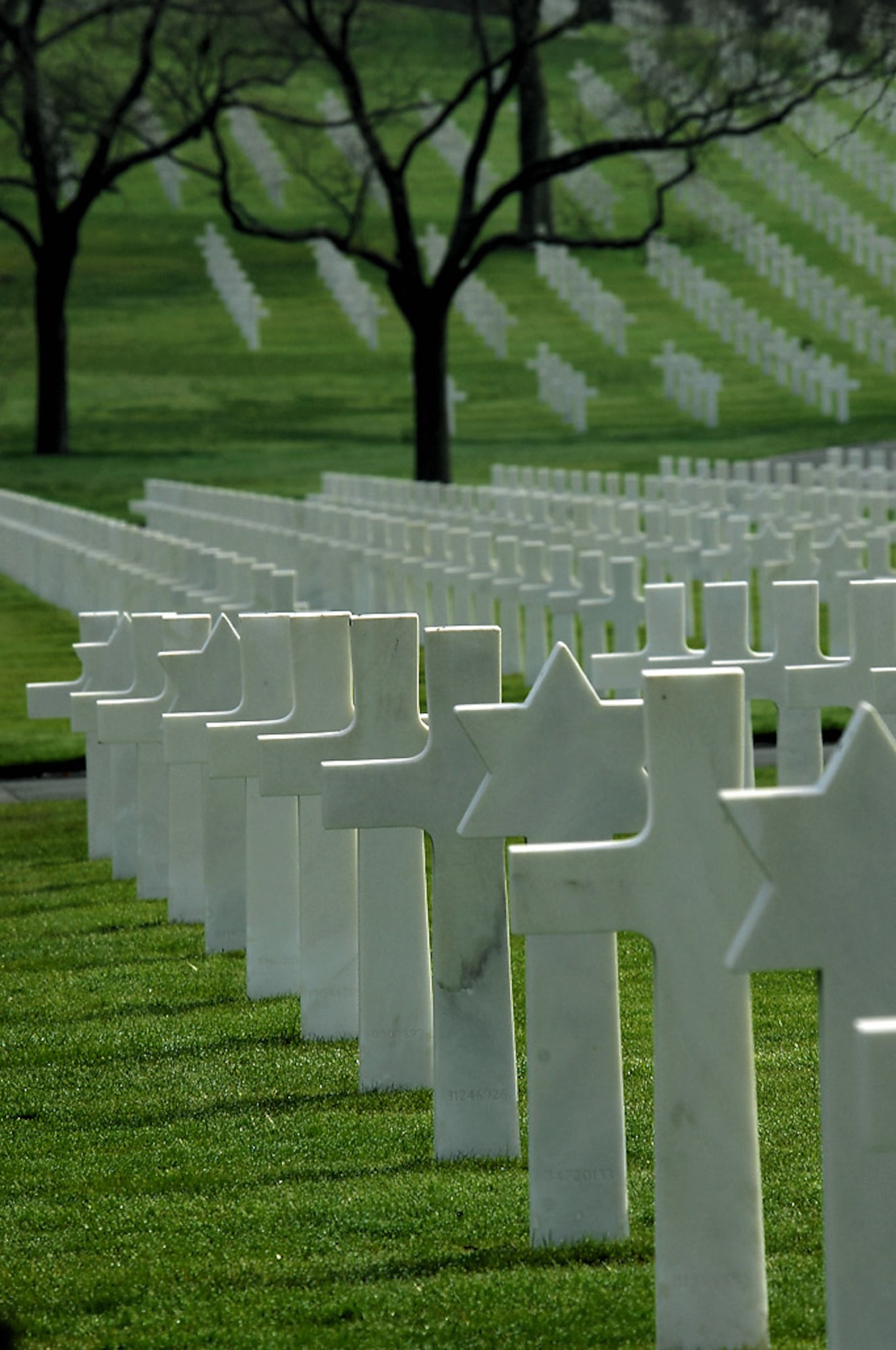 More than 10,000 Americans are buried at the Lorraine American Cemetery in St. Avold, France, where a memorial service takes place at 11 a.m. May 25. (U.S. Air Force photo/Airman 1st Class Kenny Holston) 

