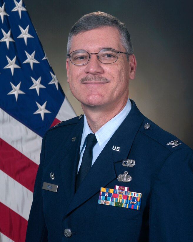 Col. Charles Mood, Mission Support Group commander.