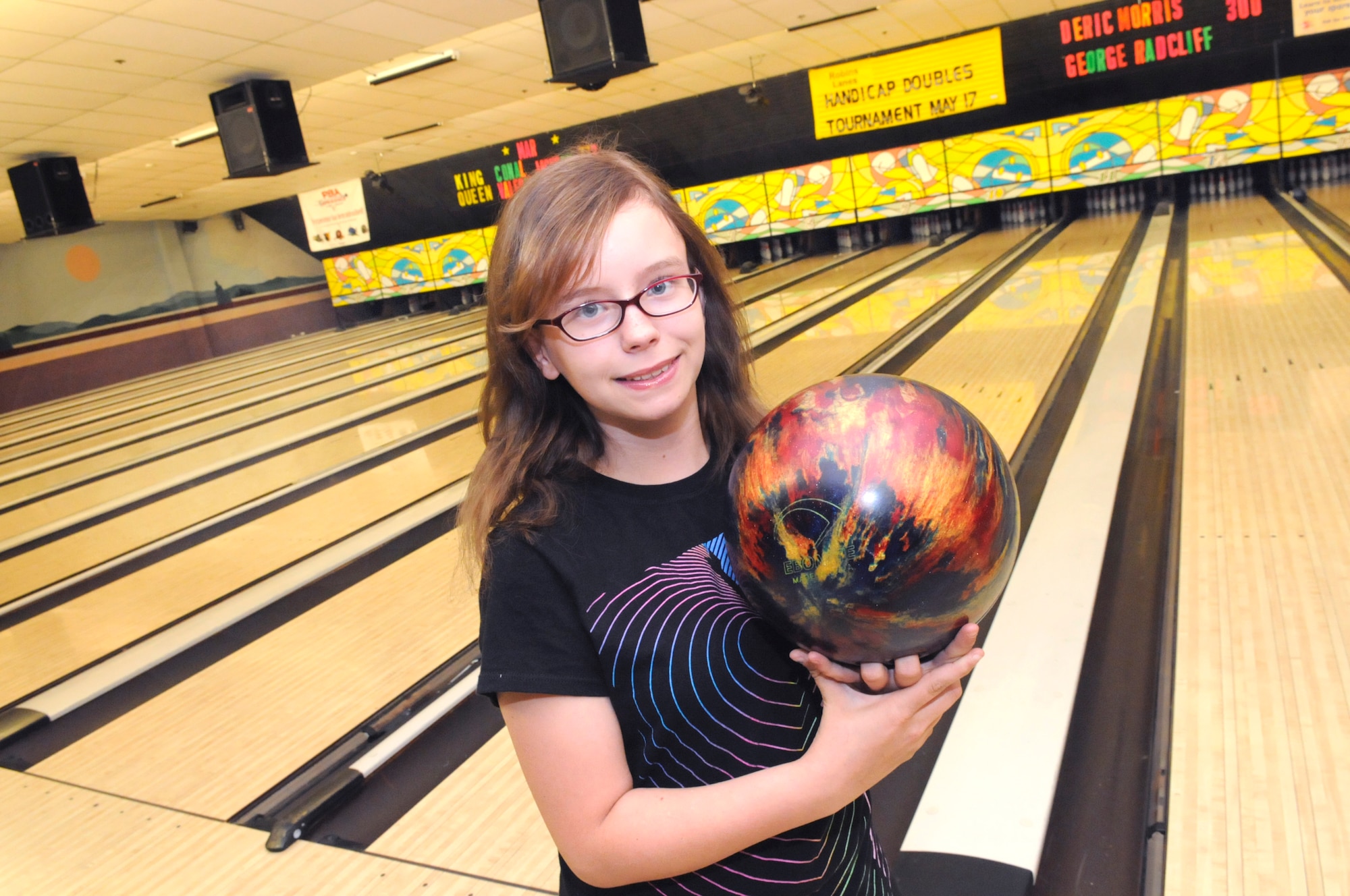 Brianna Woolery, 11, will be going to the Friendship Games in Holland. U. S. Air Force photo by Sue Sapp
