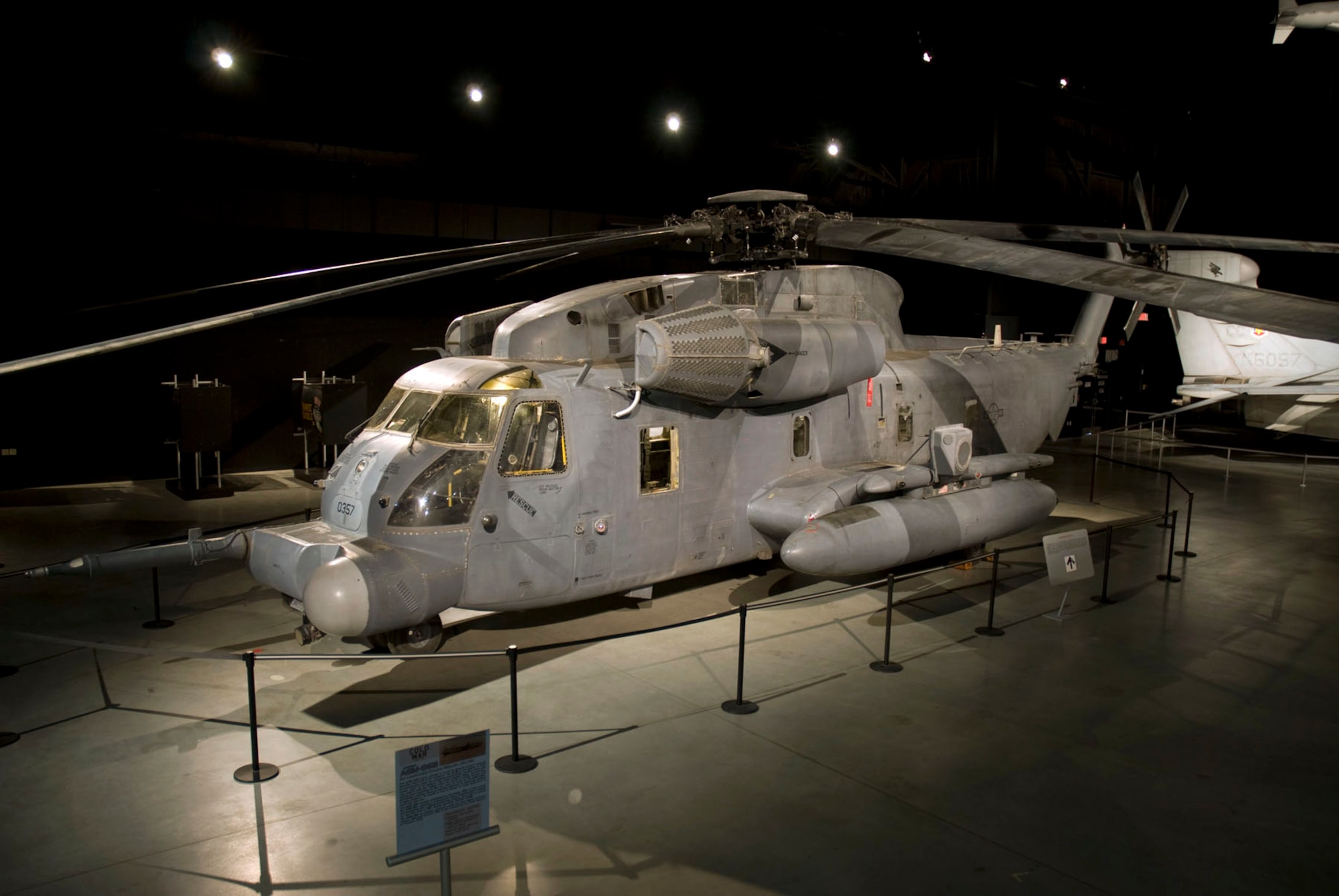 DAYTON, Ohio - Sikorsky MH-53M Pave Low IV on display in the Cold War Gallery at the National Museum of the U.S. Air Force. (U.S. Air Force photo)
