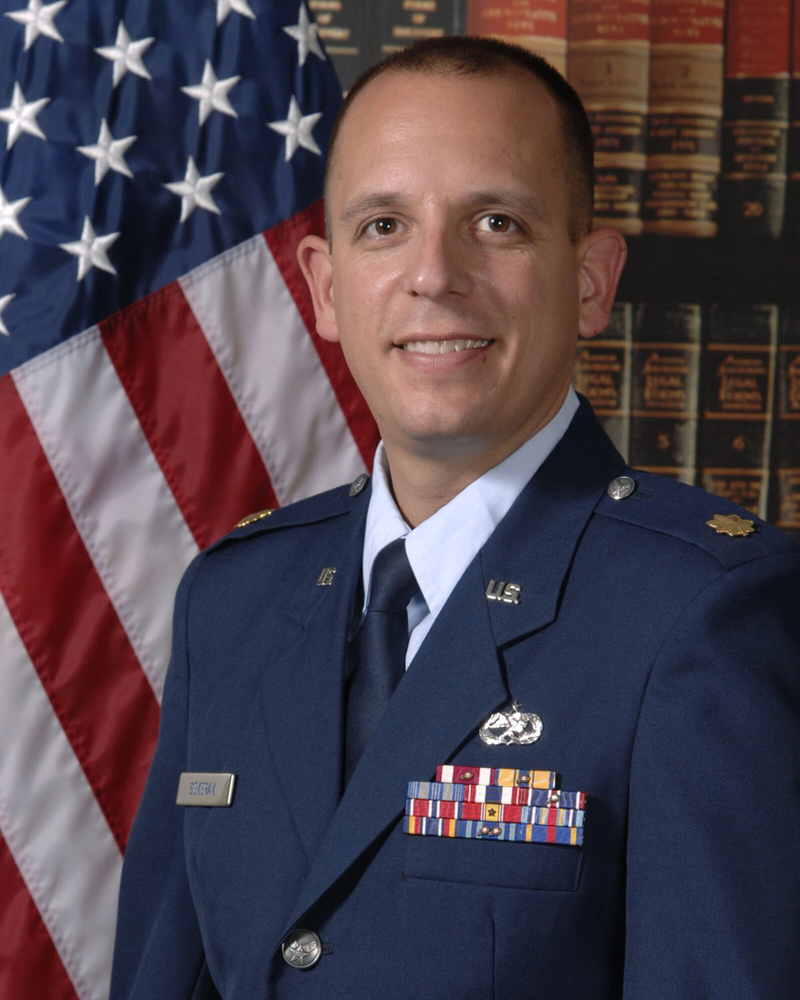 Maj. Edward Sekerak,
22nd Mission Operations Squadron commander
