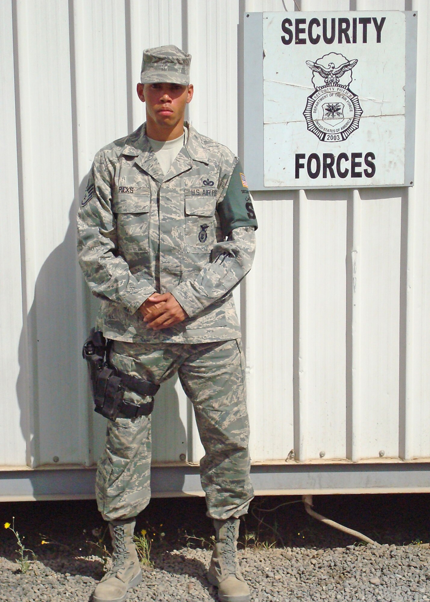 SOUTHWEST ASIA -- Staff Sgt. Christopher Ricks (U.S. Air Force courtesy photo)