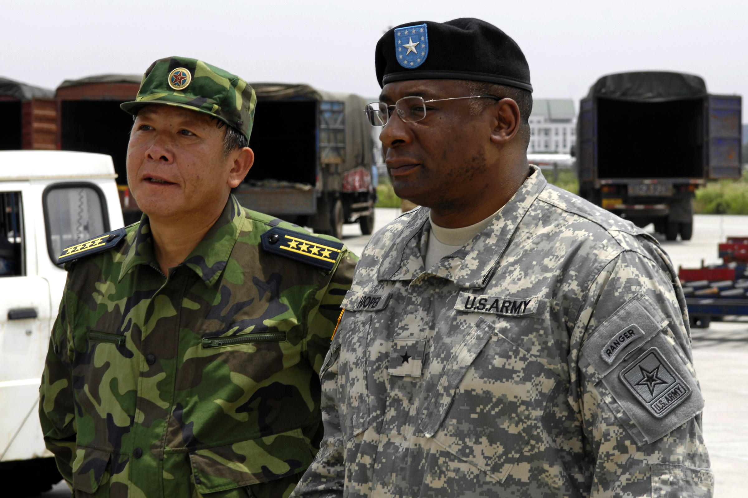 U S Army Brig Gen Charles W Hopper right A Defense Attache u-s-army-brig-gen-charles-w-hopper-right-a-defense-attache