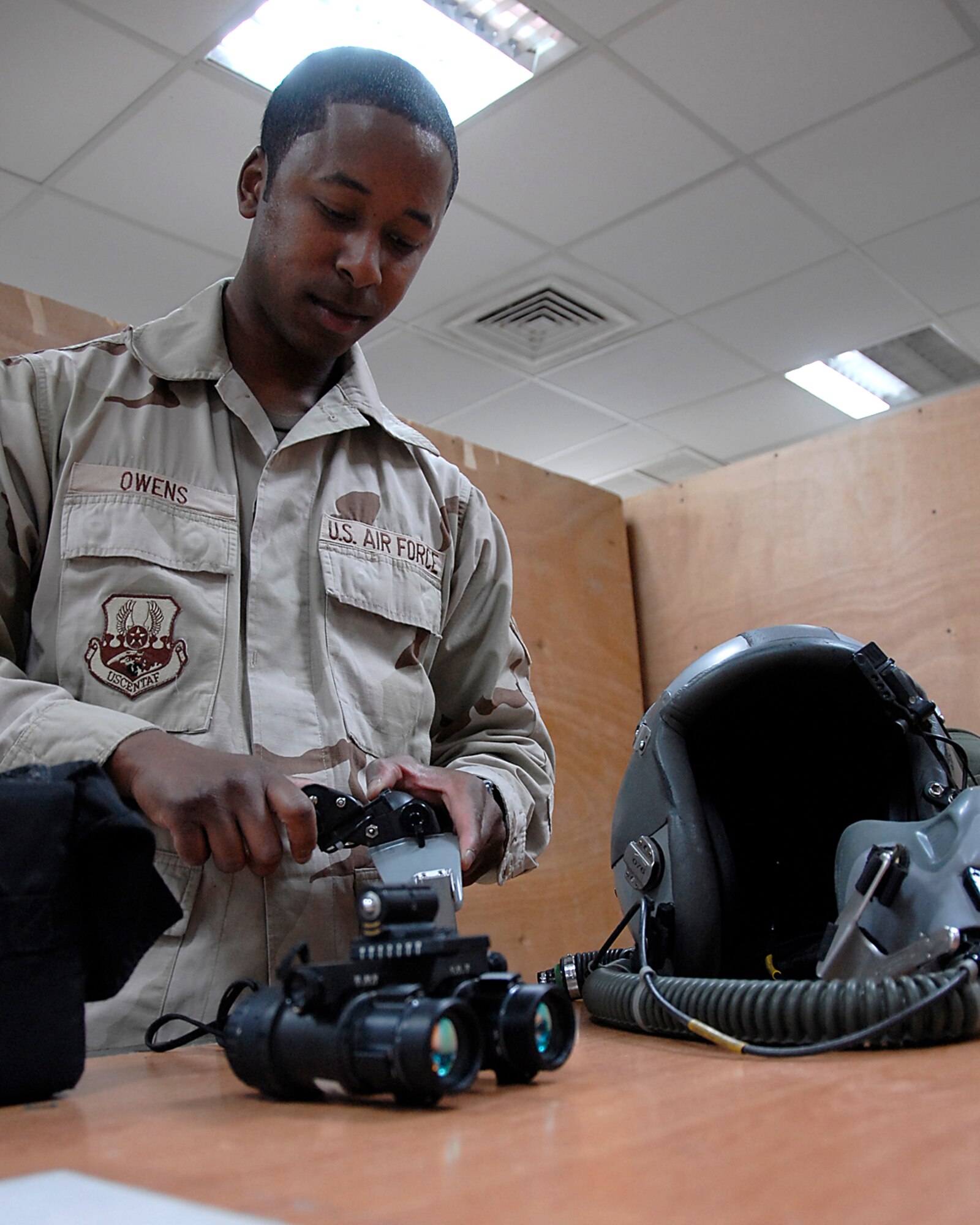SOUTHWEST ASIA -- Staff Sgt. Jon Owens (U.S. Air Force photo/Tech. Sgt. Michael O'Connor)