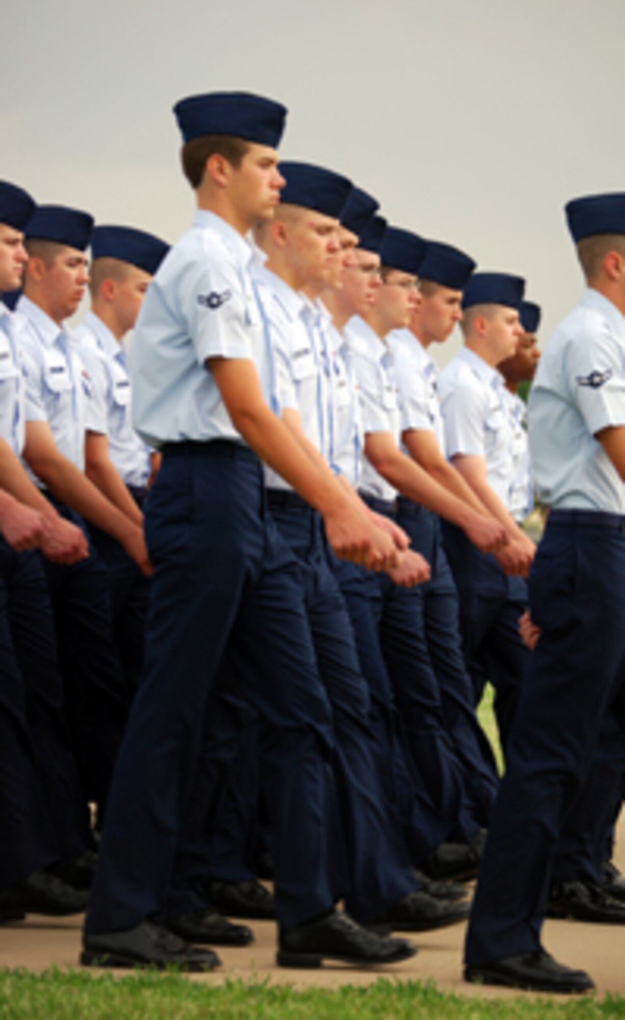 Armen in training celebrate Armed Forces Day by marching in the Armed Forces Day Parade May 23. The parade started Sheppard's Armed Forces Day events, which culminated at a luncheon.(U.S. Air Force photo/Airman 1st Class Jacob Corbin)