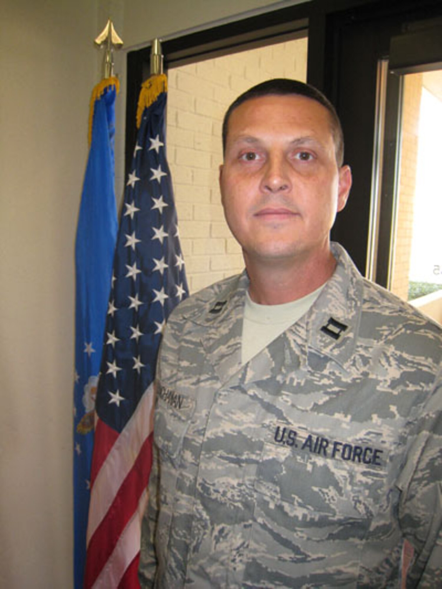 Capt. Monte Buchanan is the 507th Air Refueling Wing Officer of the Quarter for the 2008 first quarter.