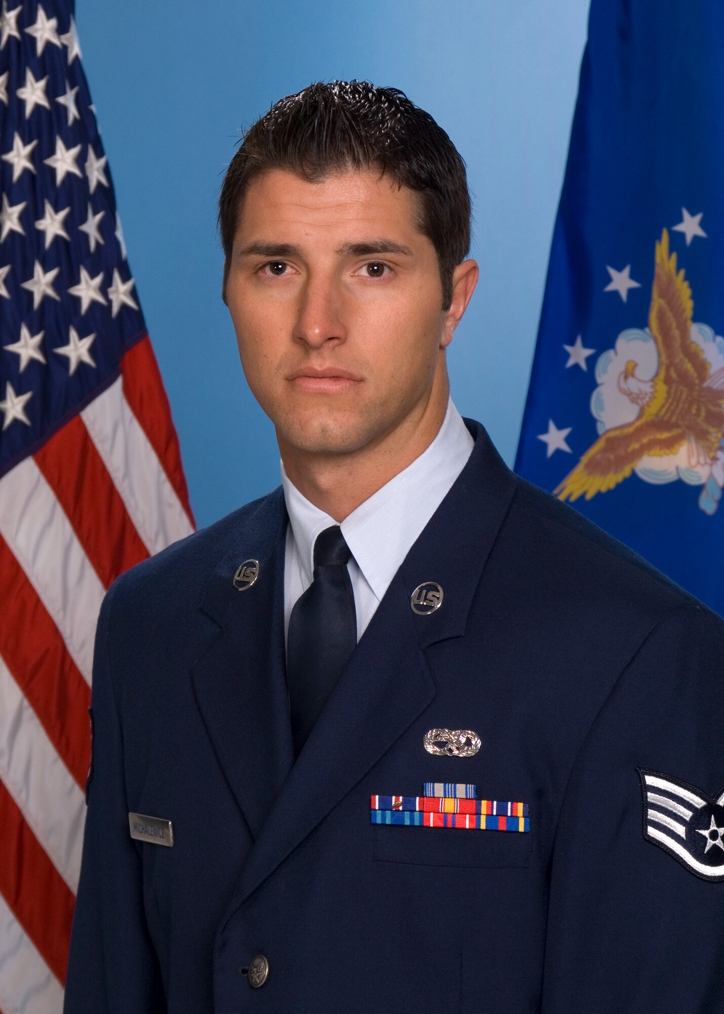 Staff Sgt. Daniel Michalewicz, 31st Test and Evaluation Squadron B-2 Spirit crew chief, is the Team Edwards Airman of the First Quarter. Among his accomplishments during the quarter, Sergeant Michalewicz developed a B-2 operational test plan and co-authored the aircraft’s data management and analysis plan. He also completed six credit hours toward his Community College of the Air Force. (Courtesy photo)