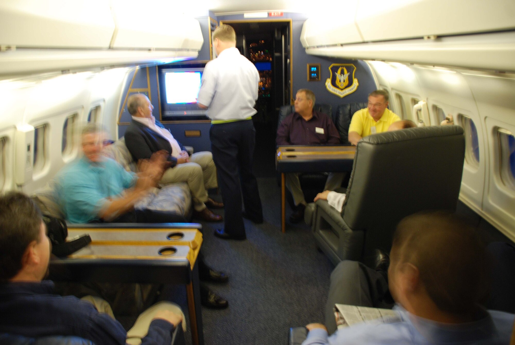 Civic leaders took time out of their lives learning about the 932nd Airlift Wing with an early 0430 showtime to take a civic leader flight to Chicago and then on to Patrick Air Force Base and Wright-Patterson Air Force Base.  These tours are designed to help educate and inform. Thirty-nine civic leaders visited, including mayors, primarily from Southern California, the Chicago region and a few communities surrounding Scott Air Force Base. The event was designed to help educate and inform the public about the mission.   Photo/Tech Sgt. Gerald Sonnenberg