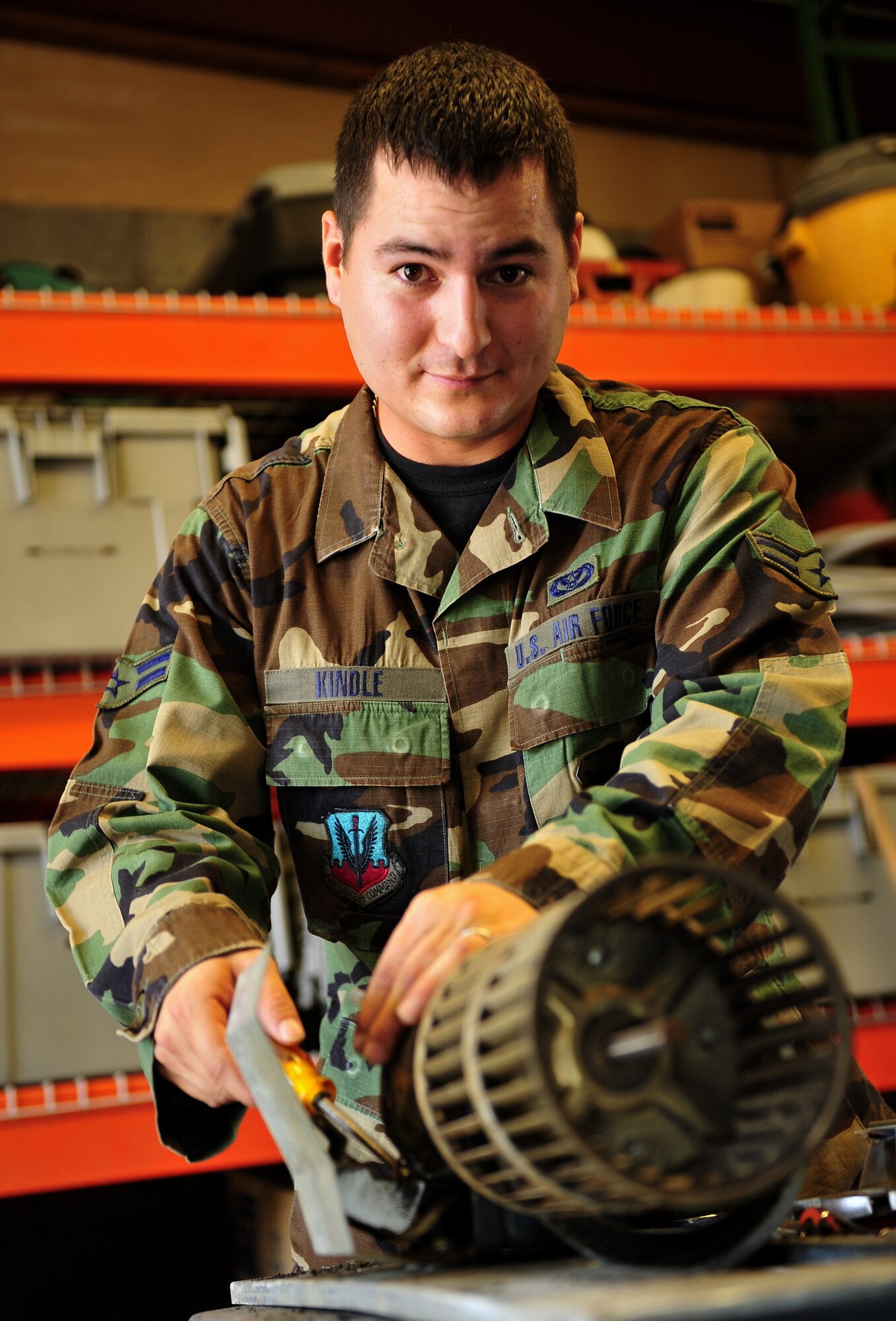 Airman 1st Class Steven Kindle is the Warrior of the Week.