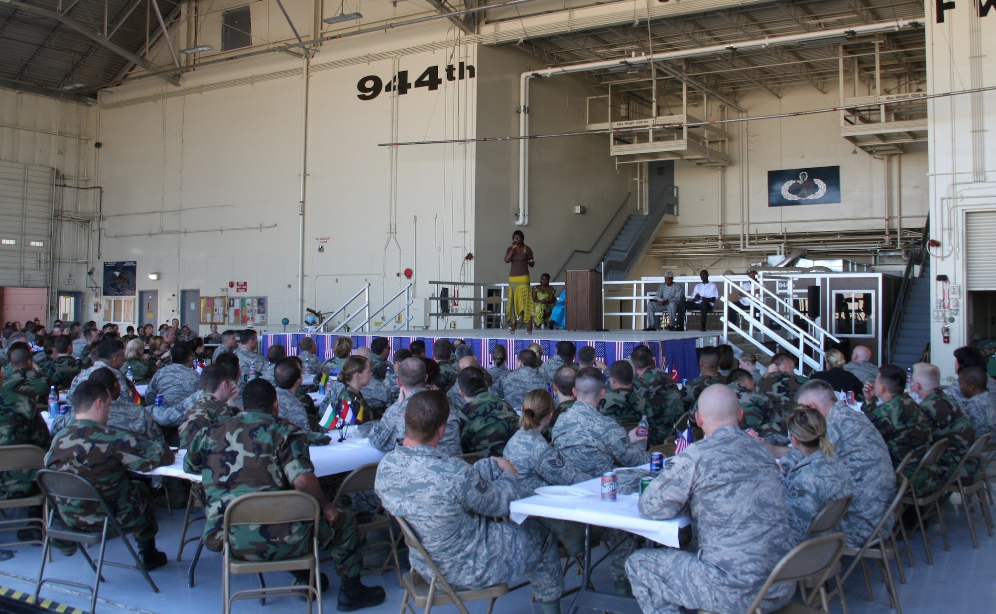 The 944th Fighter Wing gathered Nov. 1 for the wing's annual Unity Lunch, celebrating unity and diversity in the Air Force. (U.S. Air Force photo/Lt. Col. Henry Detwiler)