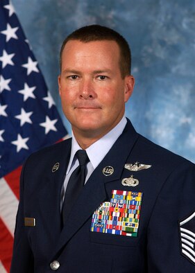 Master Sgt. Brian Andersen, 36th Contingency Response Group, was recently selected as the "Gung-ho" recipient, while attending the seven-week U.S. Marine Corps Staff Non-commissioned officer Advanced Course, which consisted of academics geared towards leadership, combat operations, offensive and defensive tactics, mentoring and participation in a physical training program. (U.S. Air Force photo)                             